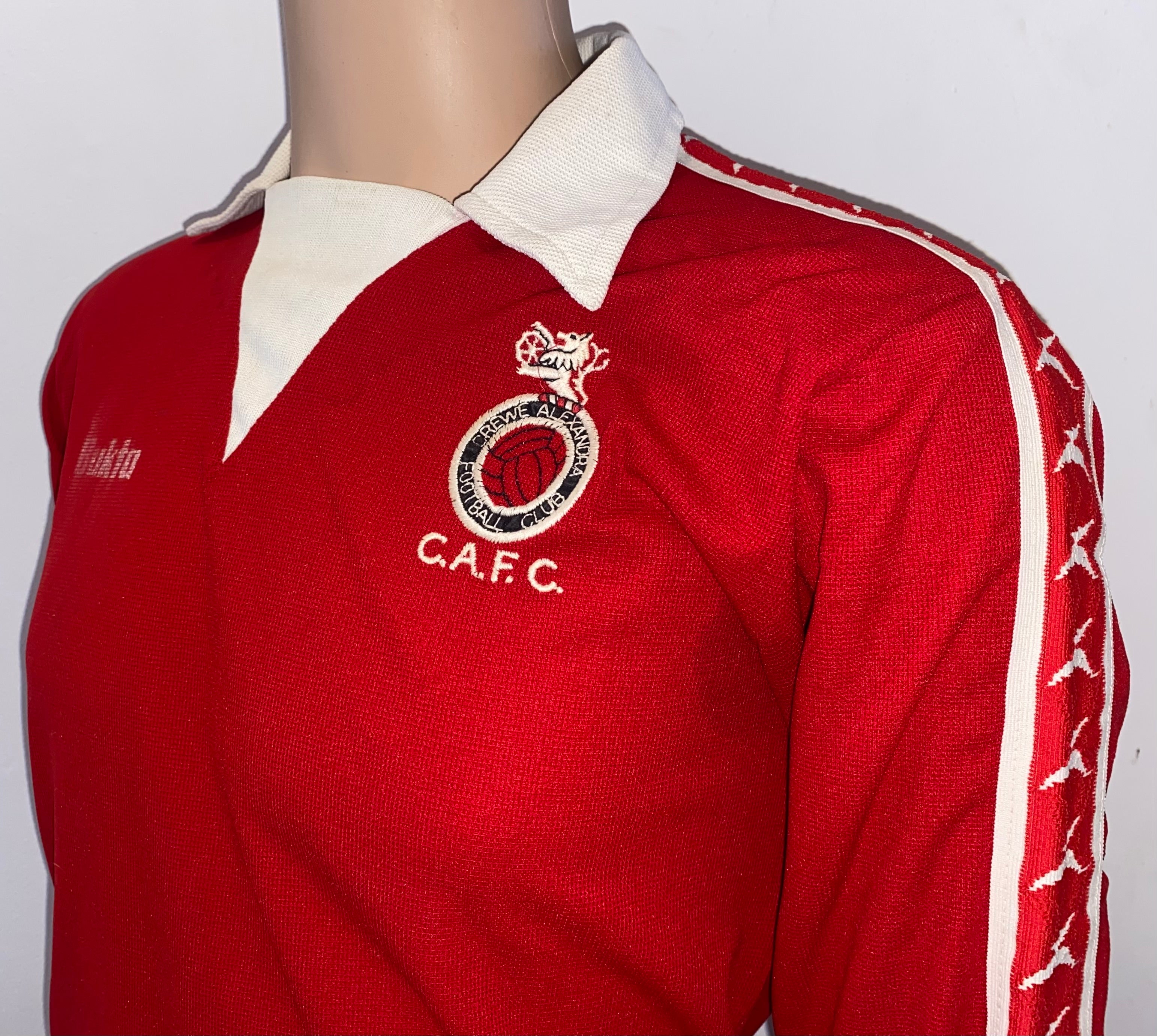 1977/78 CREWE ALEXANDRA MATCH WORN HOME SHIRT #11