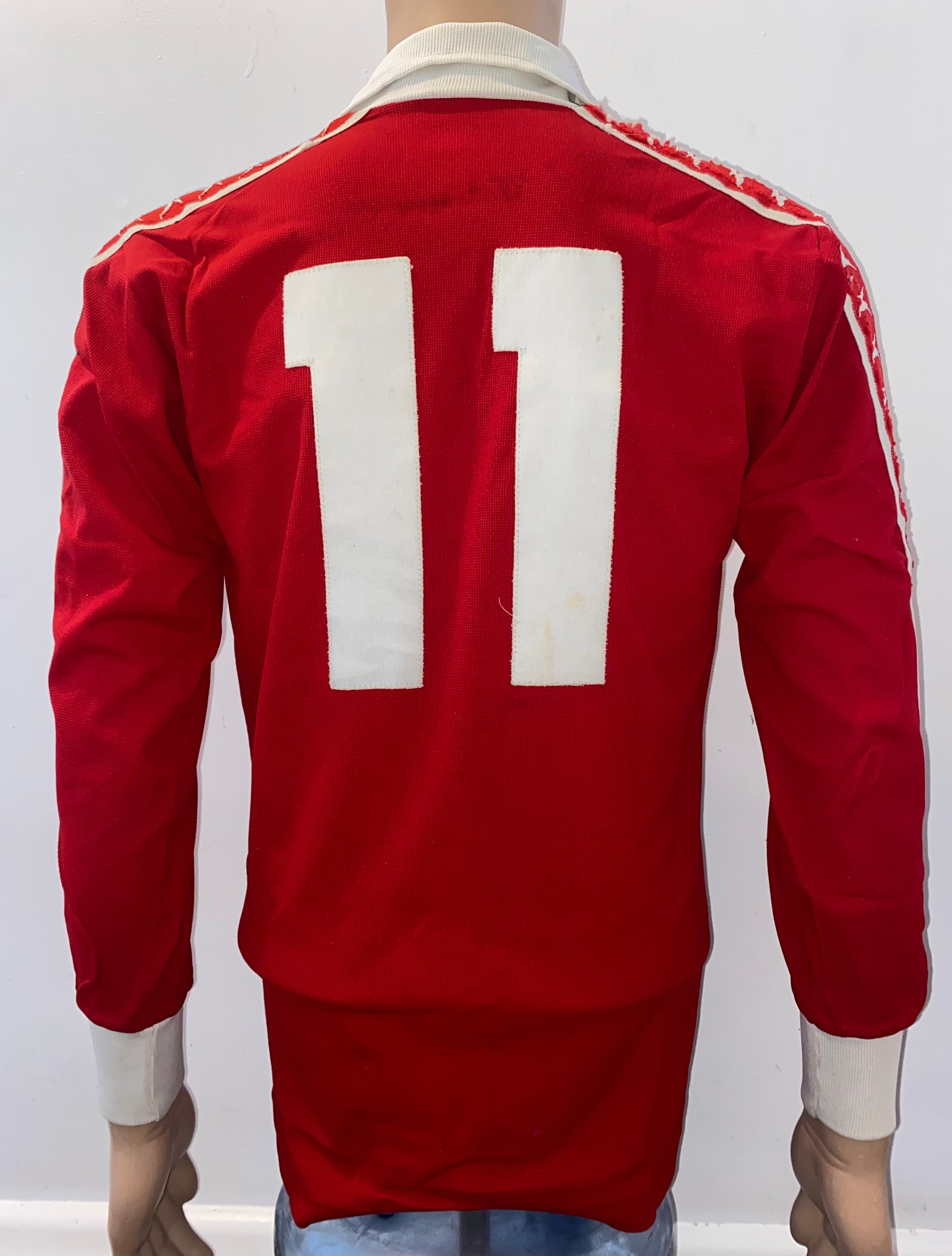 1977/78 CREWE ALEXANDRA MATCH WORN HOME SHIRT #11