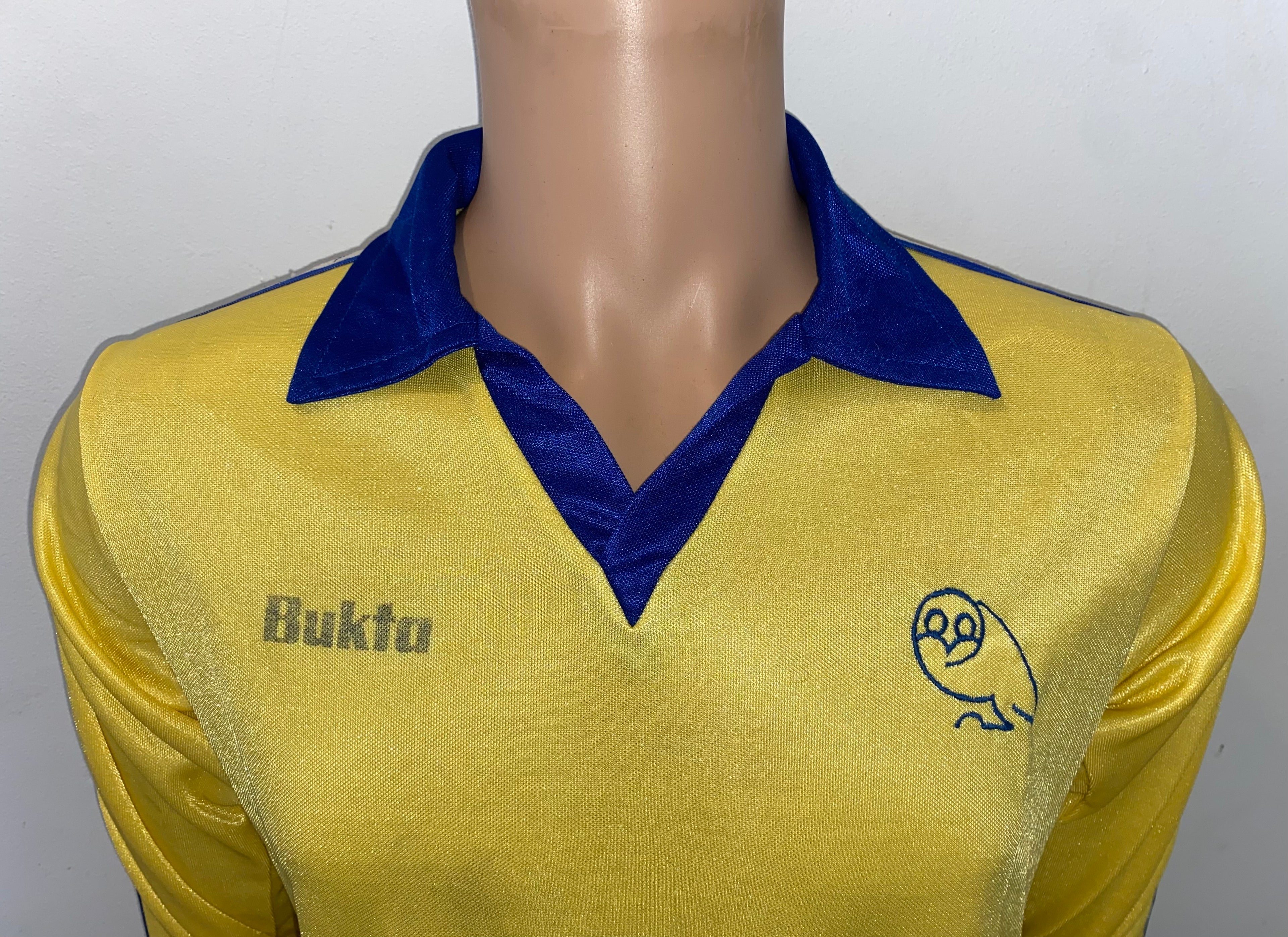 1977/78 SHEFFIELD WEDNESDAY BUKTA MATCH WORN AWAY SHIRT #7