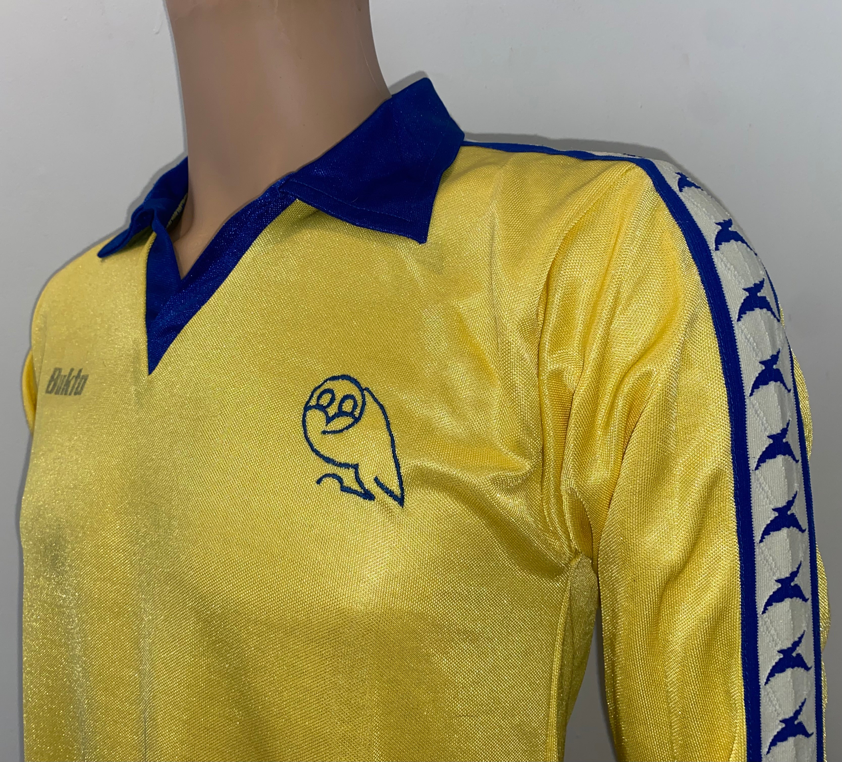 1977/78 SHEFFIELD WEDNESDAY BUKTA MATCH WORN AWAY SHIRT #7