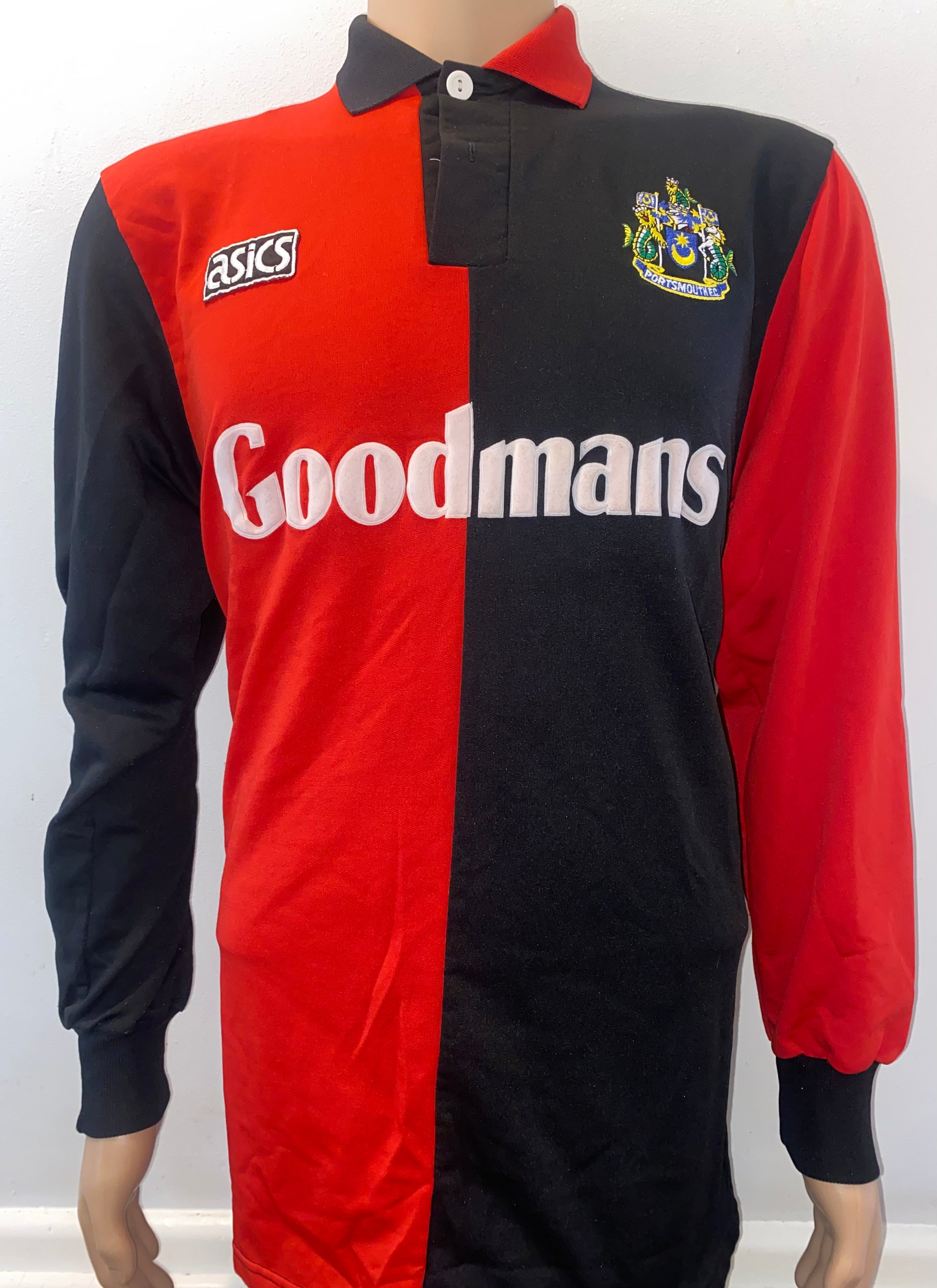 1993/94 PORTSMOUTH ASICS MATCH WORN AWAY SHIRT #3