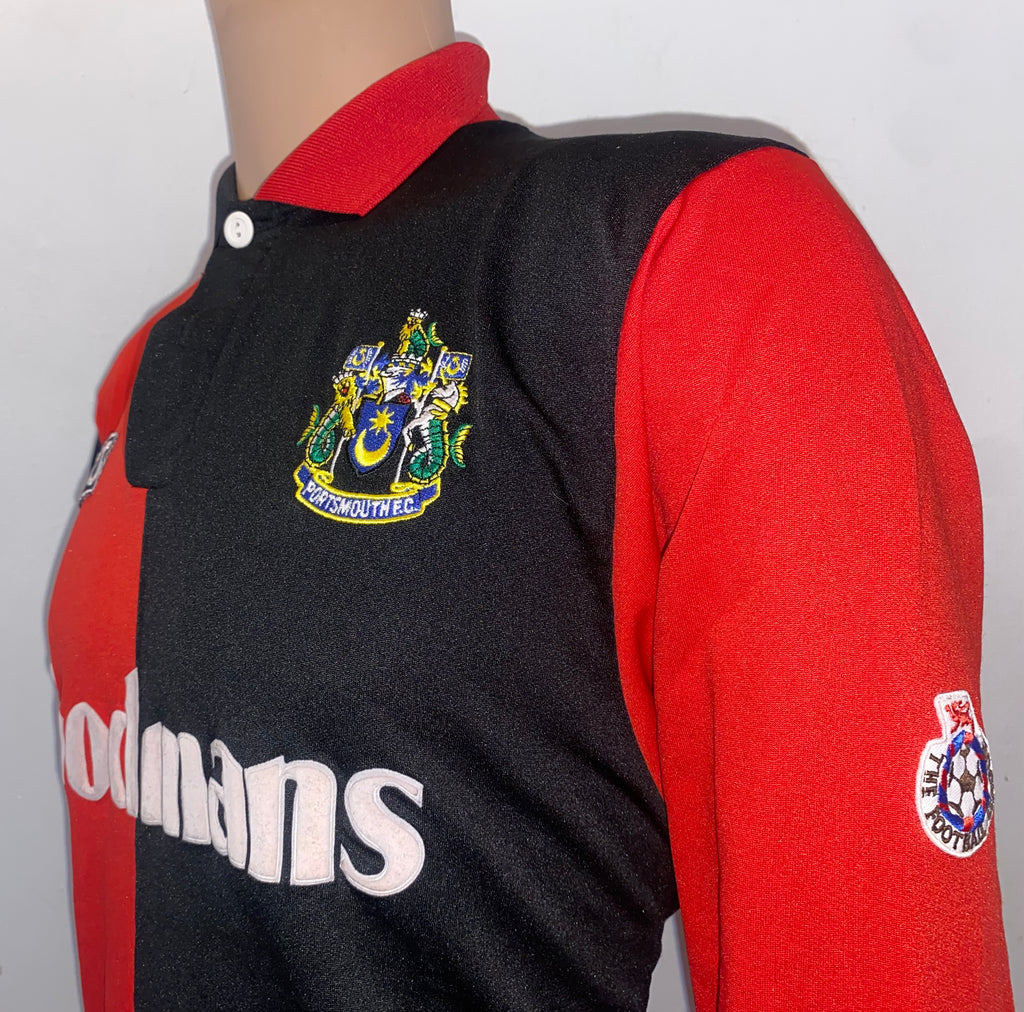 1993/94 PORTSMOUTH ASICS MATCH WORN AWAY SHIRT #3