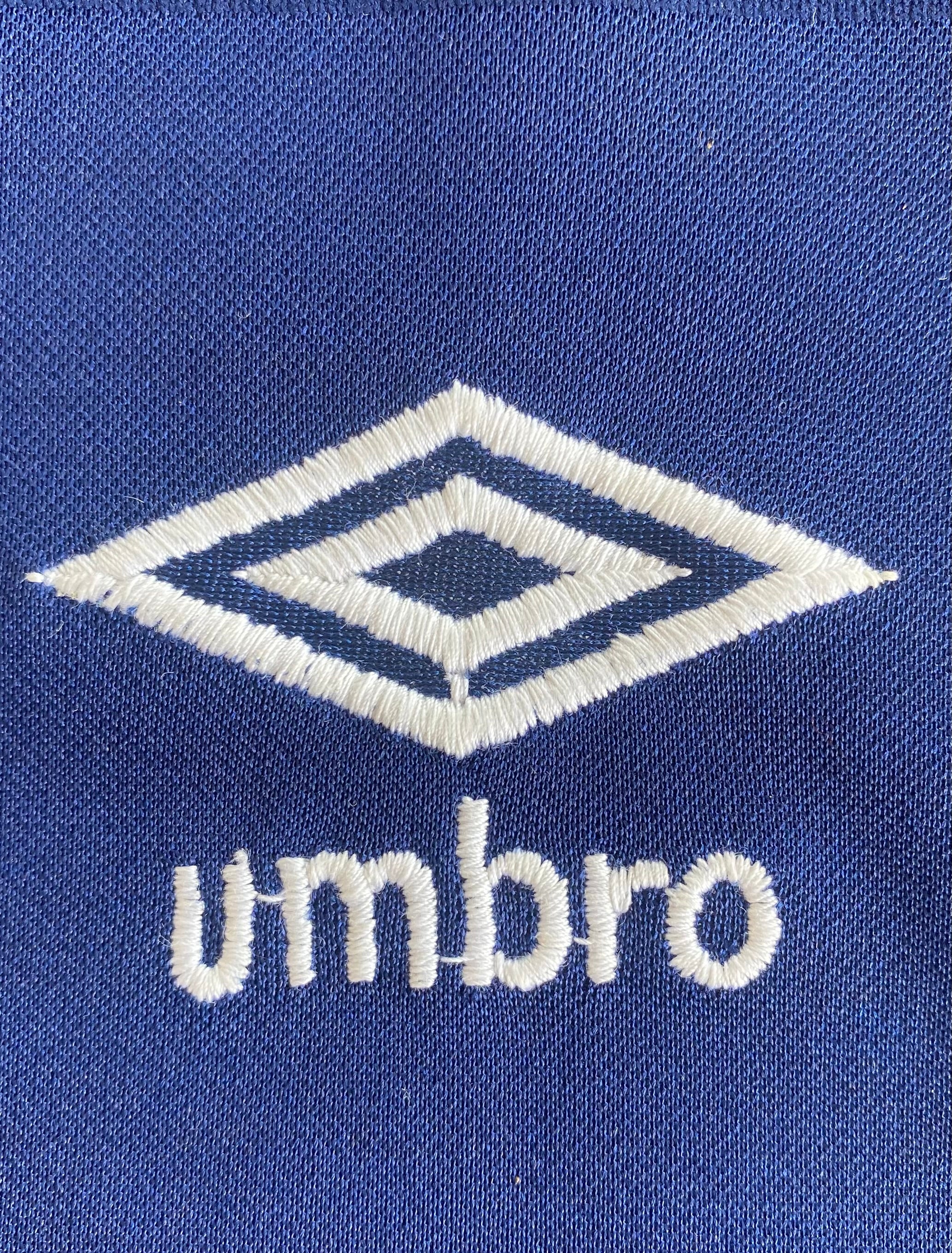 1985/86 SCOTLAND MATCH WORN UMBRO HOME SHIRT #18