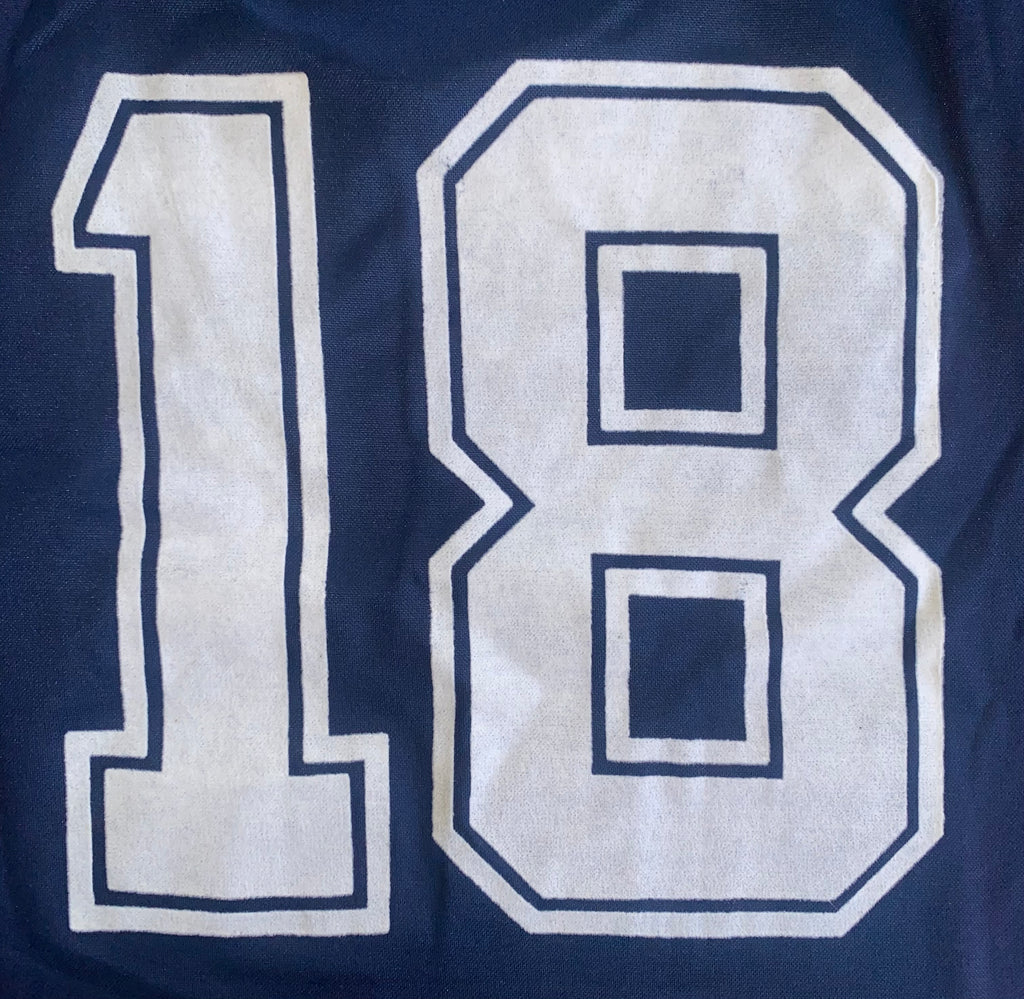 1985/86 SCOTLAND MATCH WORN UMBRO HOME SHIRT #18