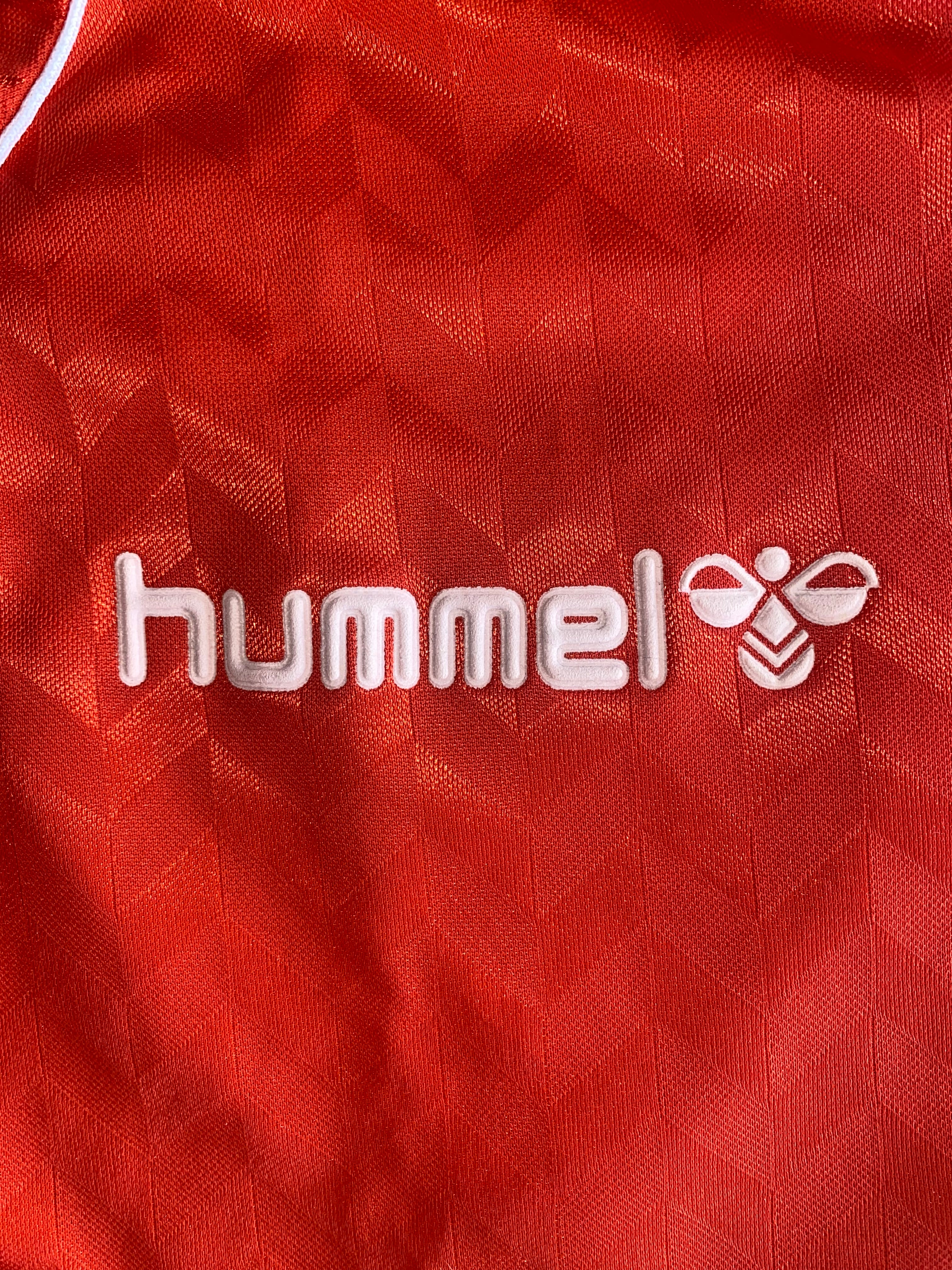 1989 WALES MATCH WORN HUMMEL HOME SHIRT #16