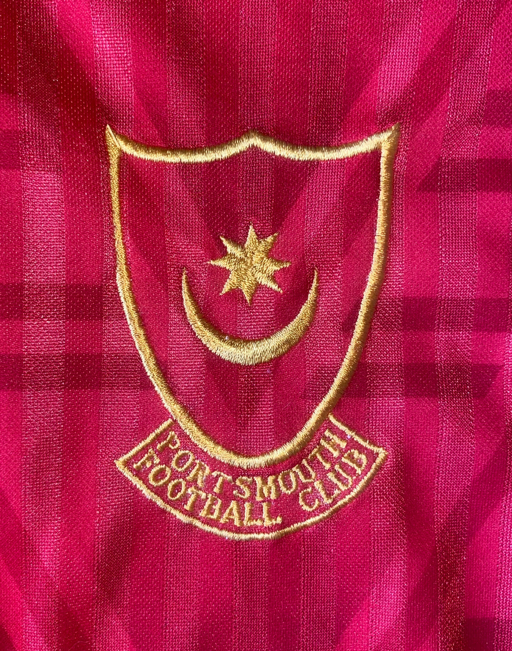 1991/92 PORTSMOUTH MATCH WORN AWAY SHIRT (WARREN NEILL #2)
