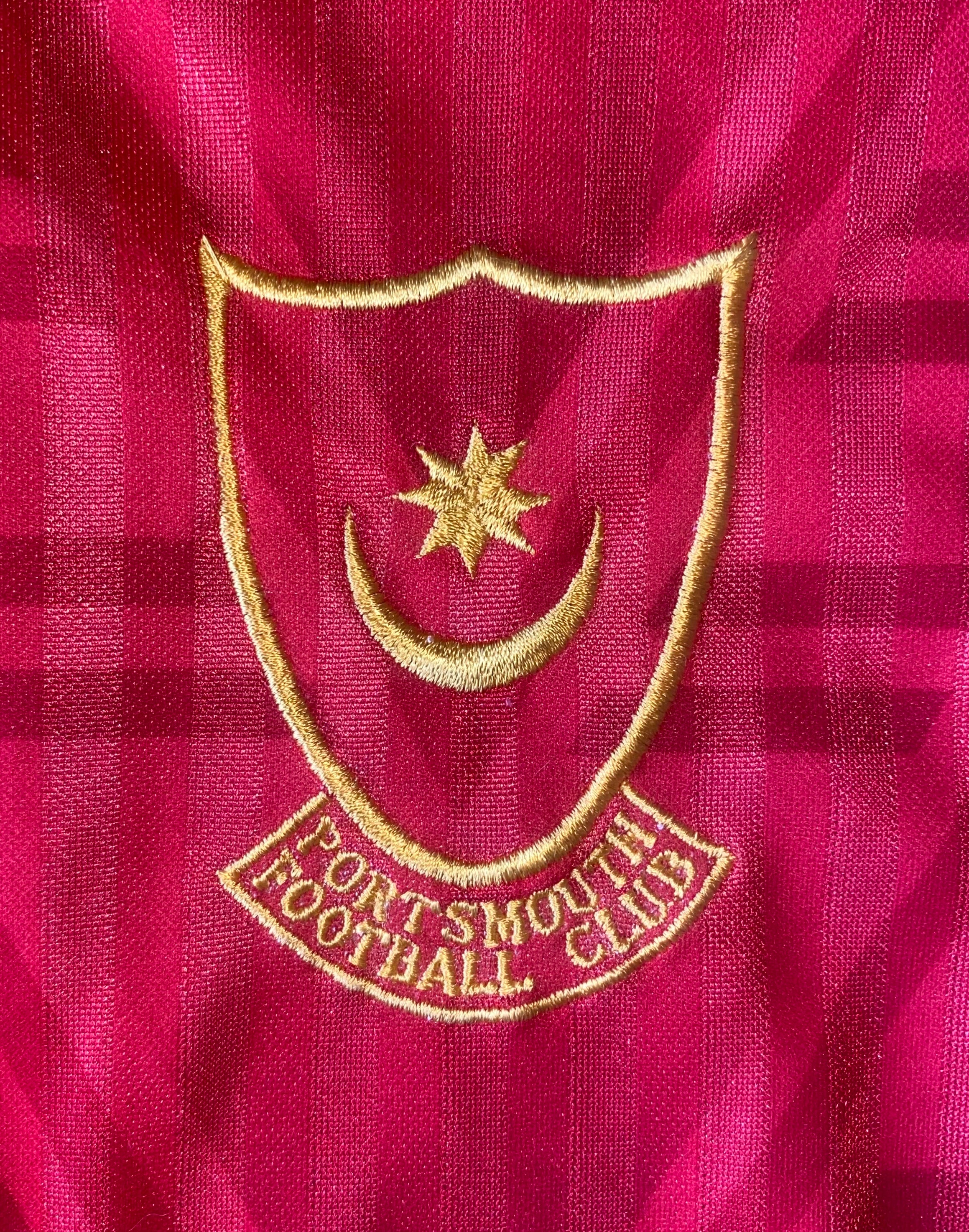 1991/92 PORTSMOUTH MATCH WORN AWAY SHIRT (WARREN NEILL #2)