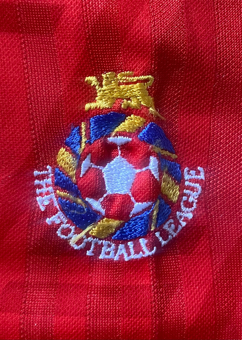 1991/92 PORTSMOUTH MATCH WORN AWAY SHIRT (WARREN NEILL #2)