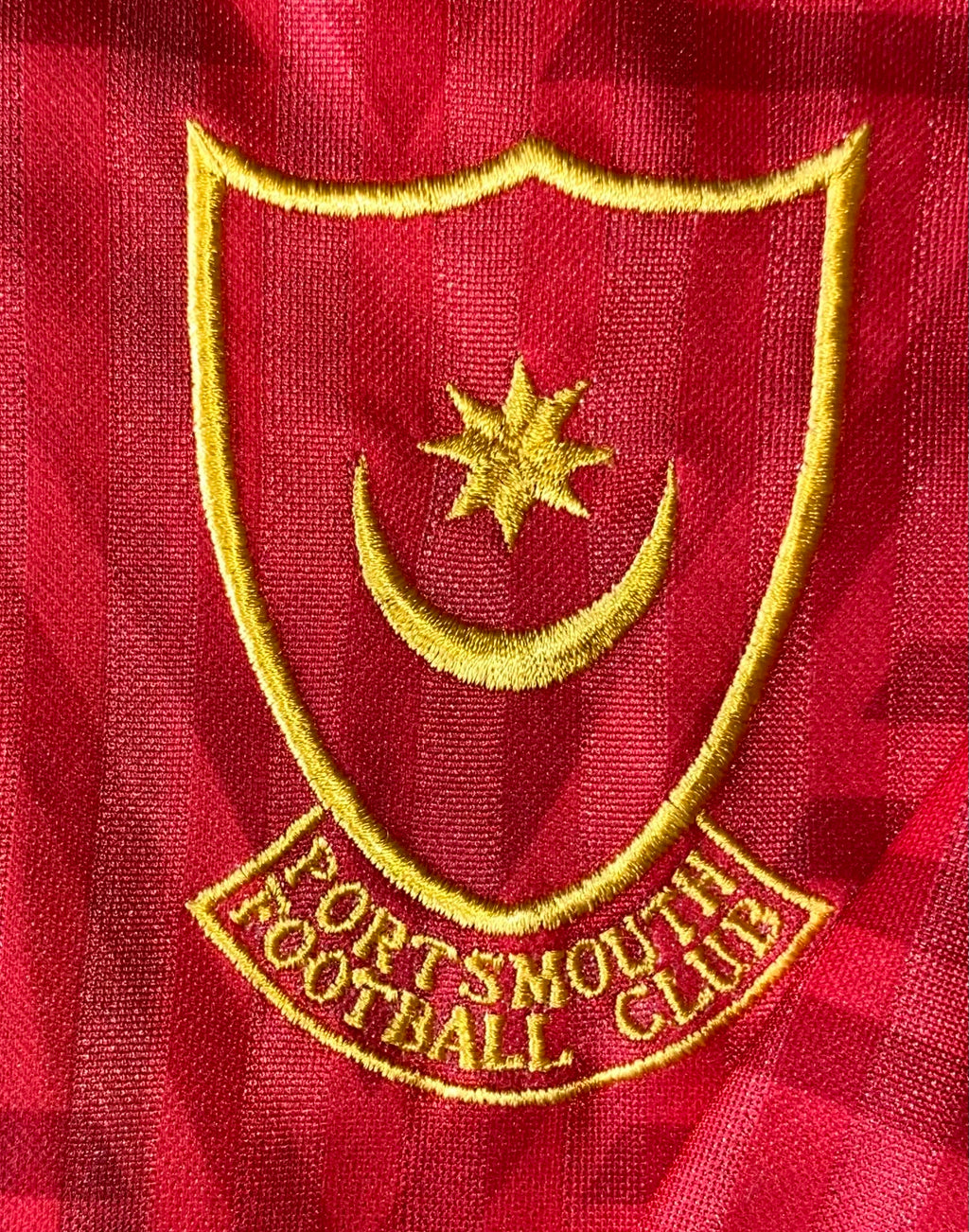 1991/92 MATCHWORN AND SIGNED PORTSMOUTH AWAY SHIRT (GUY WHITTINGHAM #10)