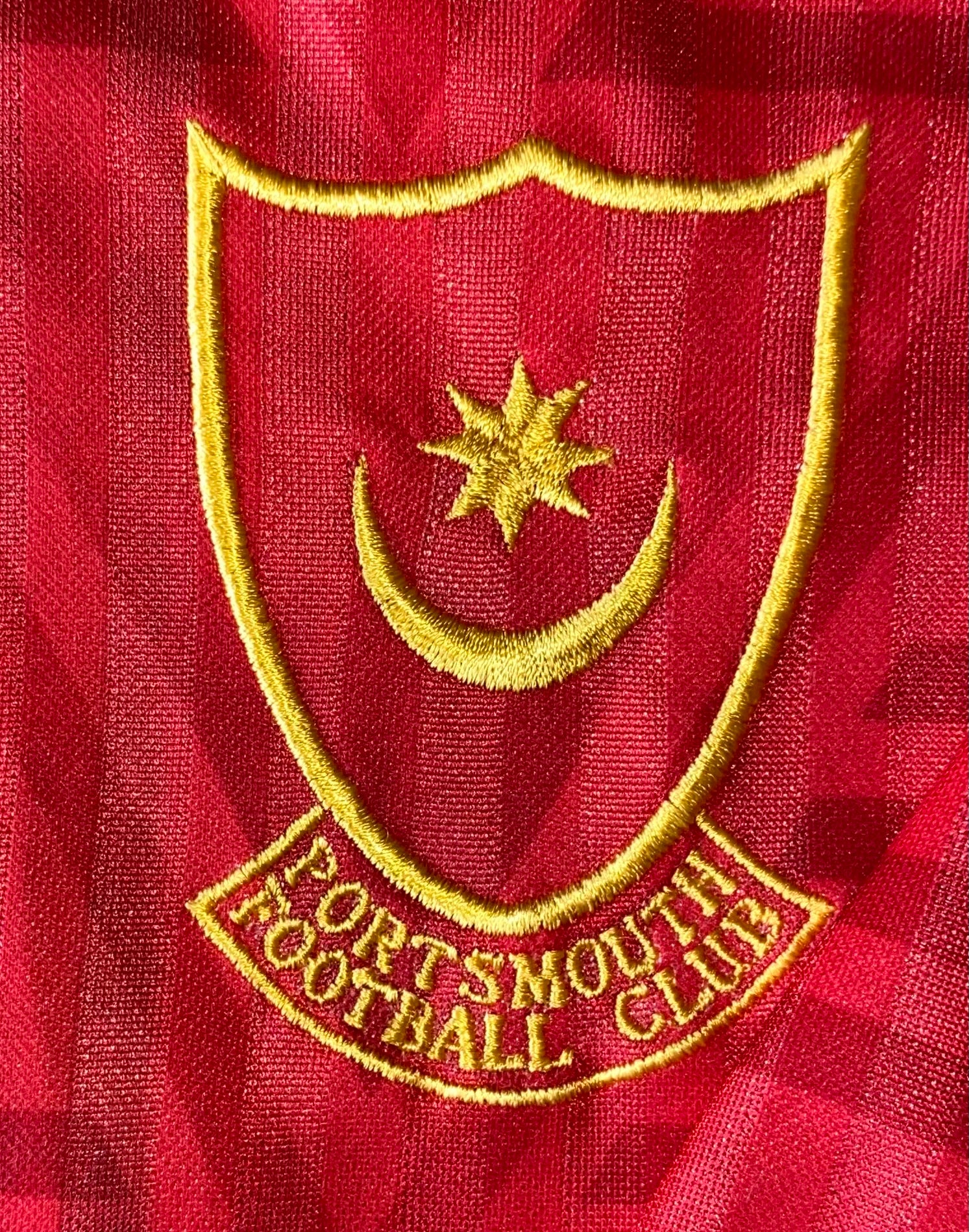1991/92 MATCHWORN AND SIGNED PORTSMOUTH AWAY SHIRT (GUY WHITTINGHAM #10)