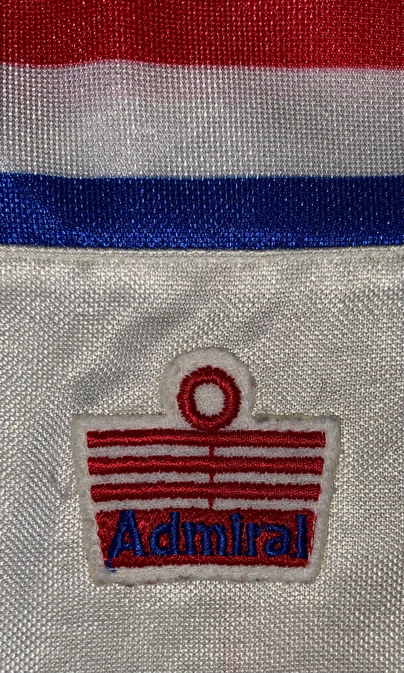 ENGLAND 1980-83 ADMIRAL MATCH WORN YOUTH SHIRT #14