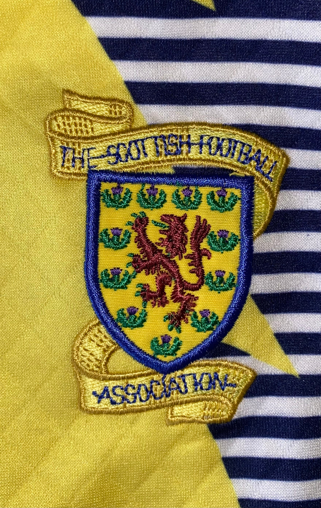 1992 SCOTLAND MATCH ISSUE UMBRO GOALKEEPERS SHIRT GORAM #12