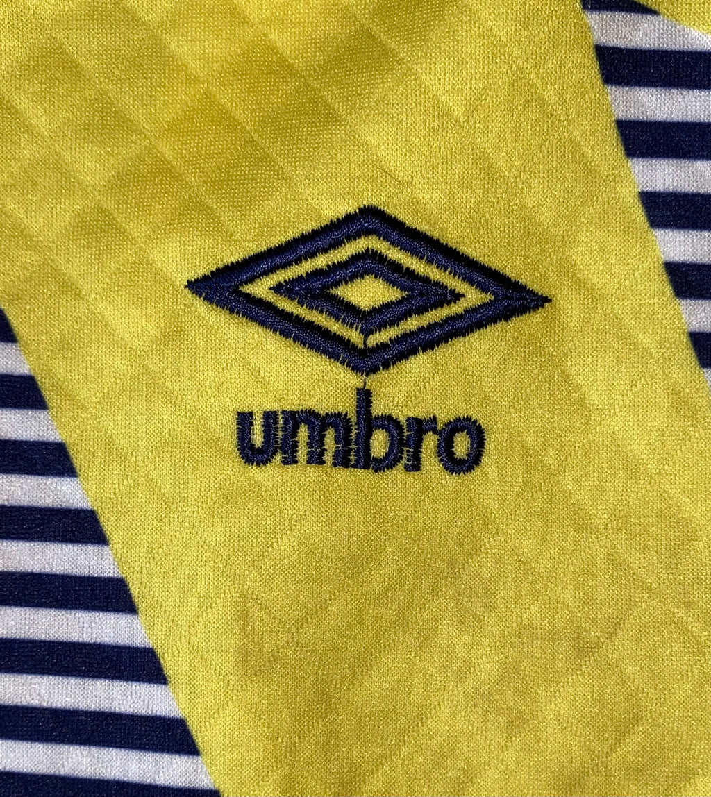 1992 SCOTLAND MATCH ISSUE UMBRO GOALKEEPERS SHIRT GORAM #12