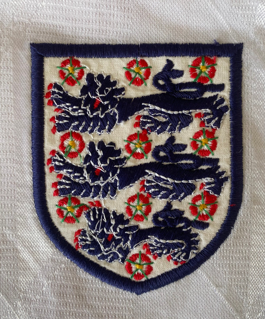 1988 ENGLAND U-21 MATCH ISSUE HOME SHIRT #15 (V SCOTLAND)