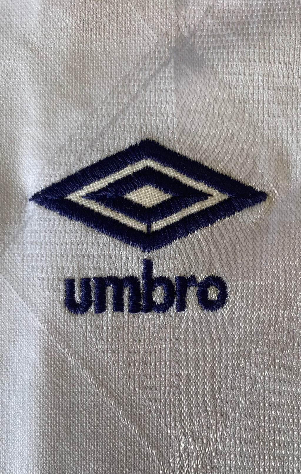 1988 ENGLAND U-21 MATCH ISSUE HOME SHIRT #15 (V SCOTLAND)