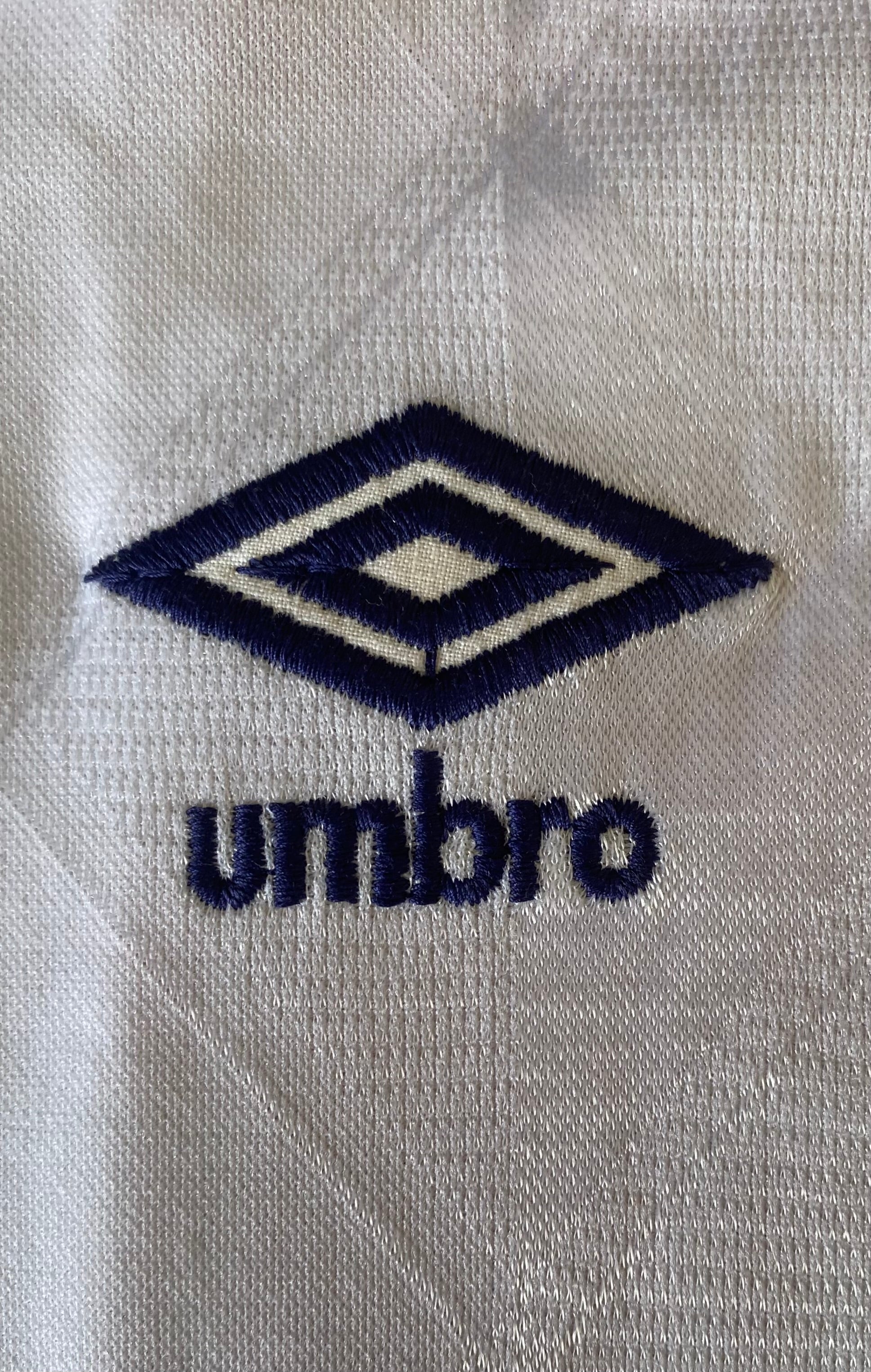 1988 ENGLAND U-21 MATCH ISSUE HOME SHIRT #15 (V SCOTLAND)