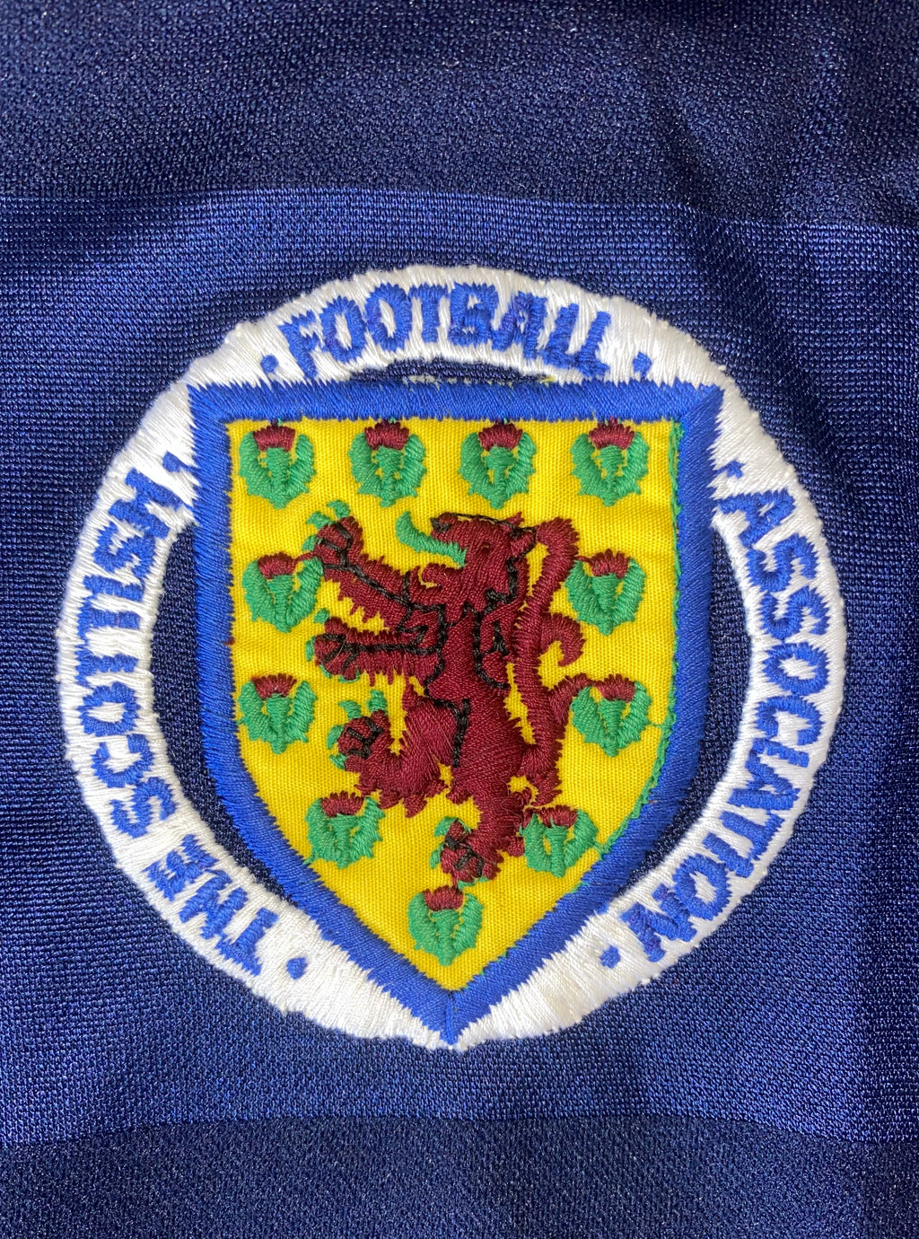 1985-86 SCOTLAND MATCH ISSUE HOME L/S SHIRT (ALBISTON #19)