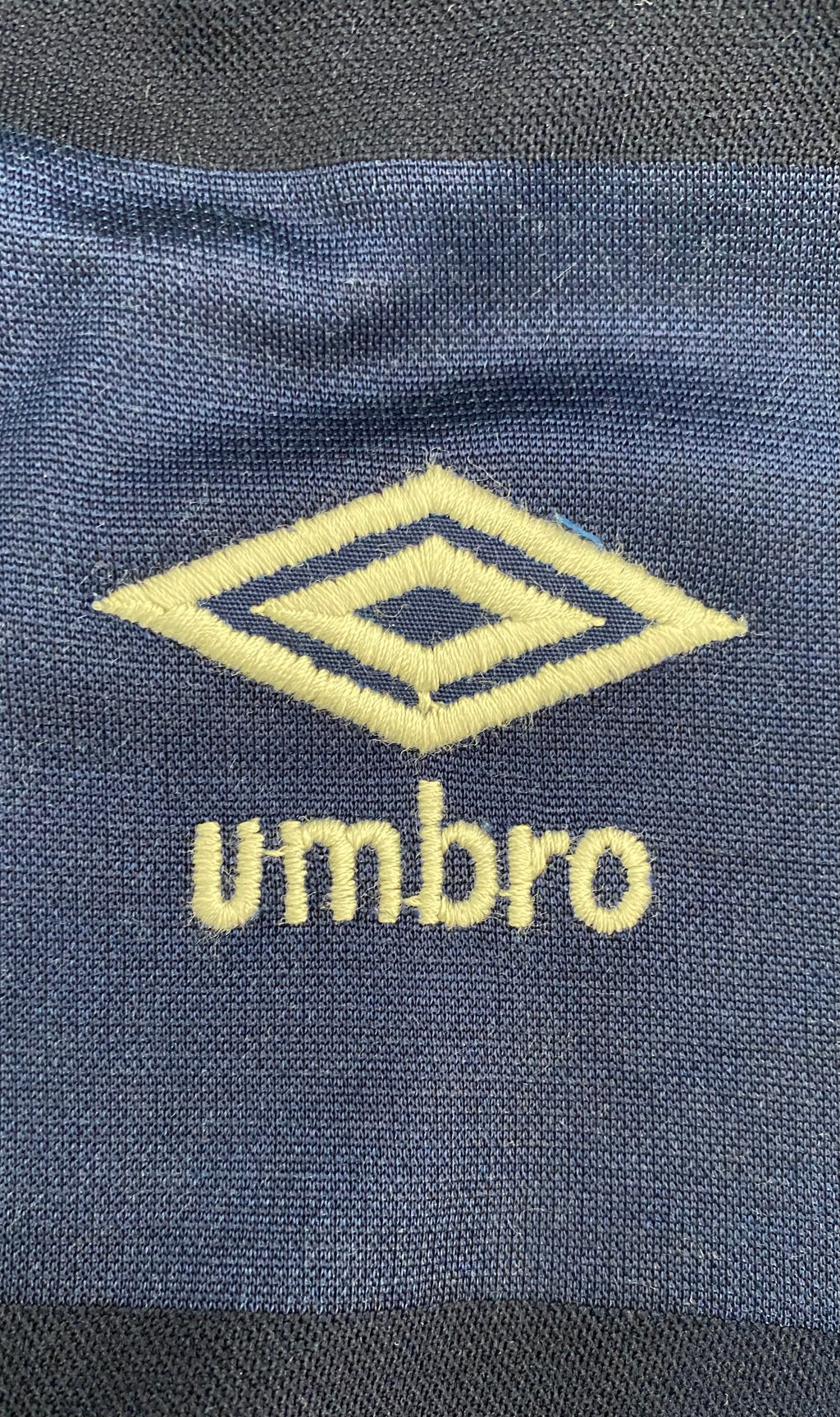 1987-88 SCOTLAND U-21 MATCH ISSUE HOME SHIRT #14 (JACKSON)