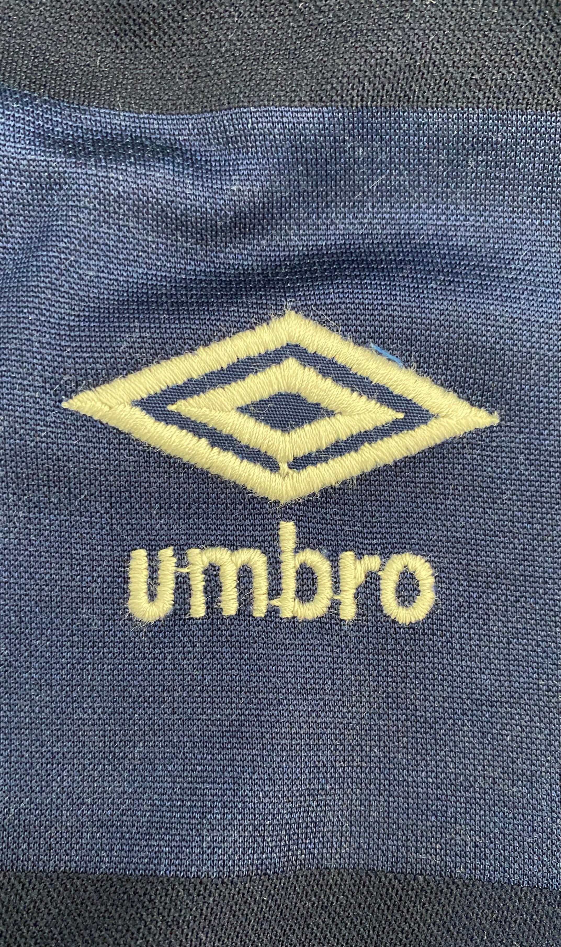 1987-88 SCOTLAND U-21 MATCH ISSUE HOME SHIRT #14 (JACKSON)