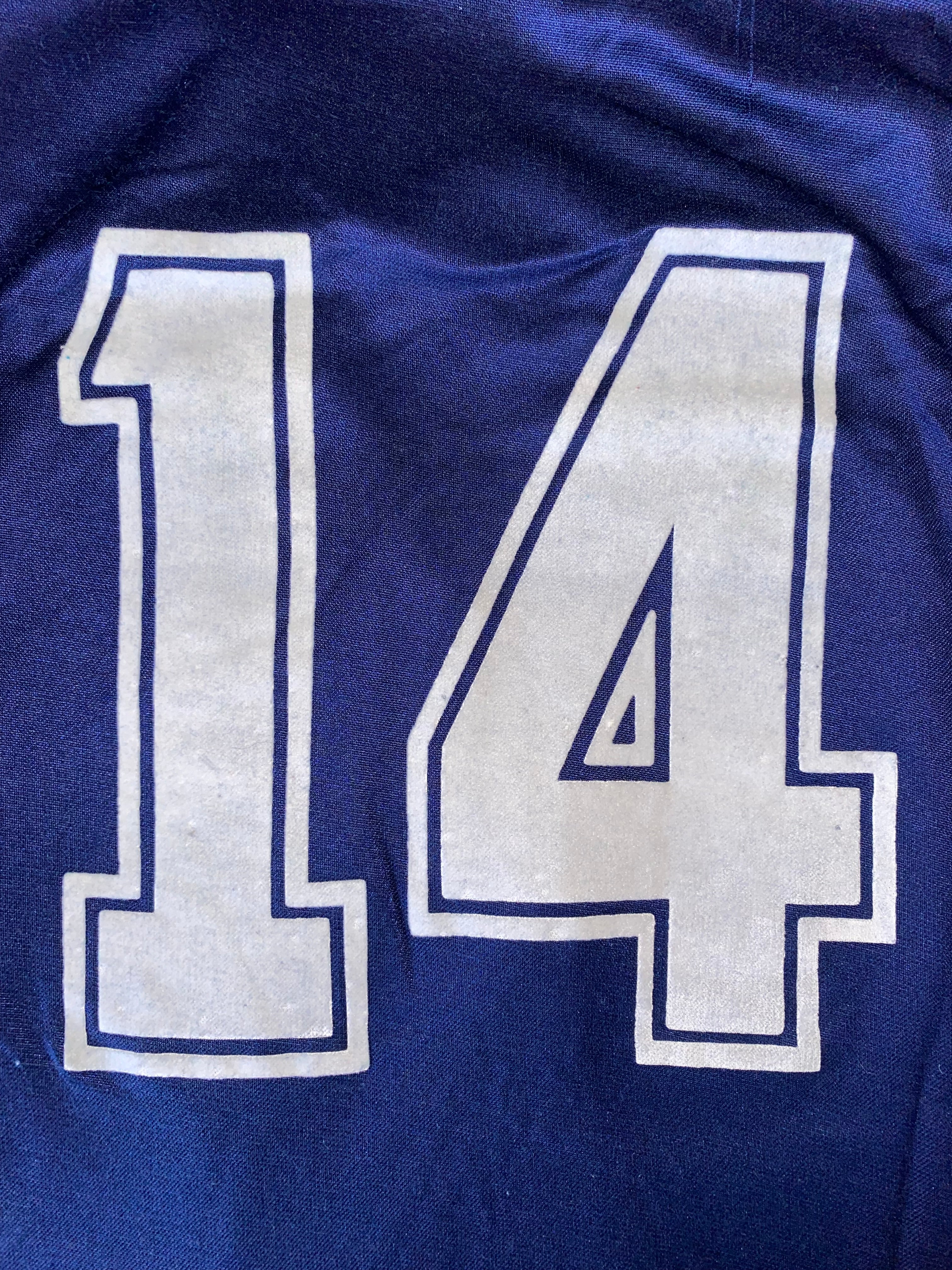 1987-88 SCOTLAND U-21 MATCH ISSUE HOME SHIRT #14 (JACKSON)