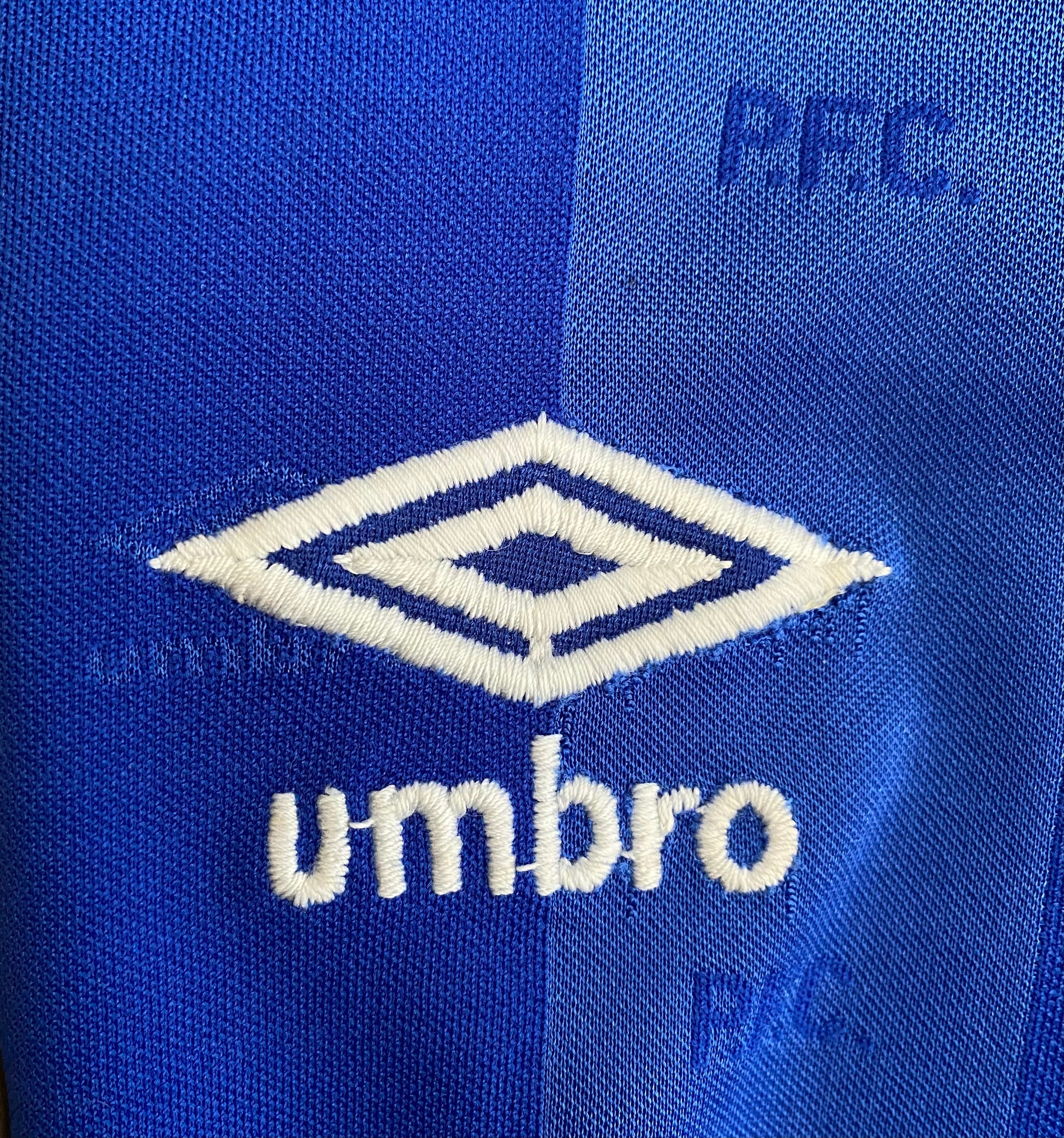 1986/87 PORTSMOUTH MATCH WORN HOME SHIRT (KEVIN BALL #6)