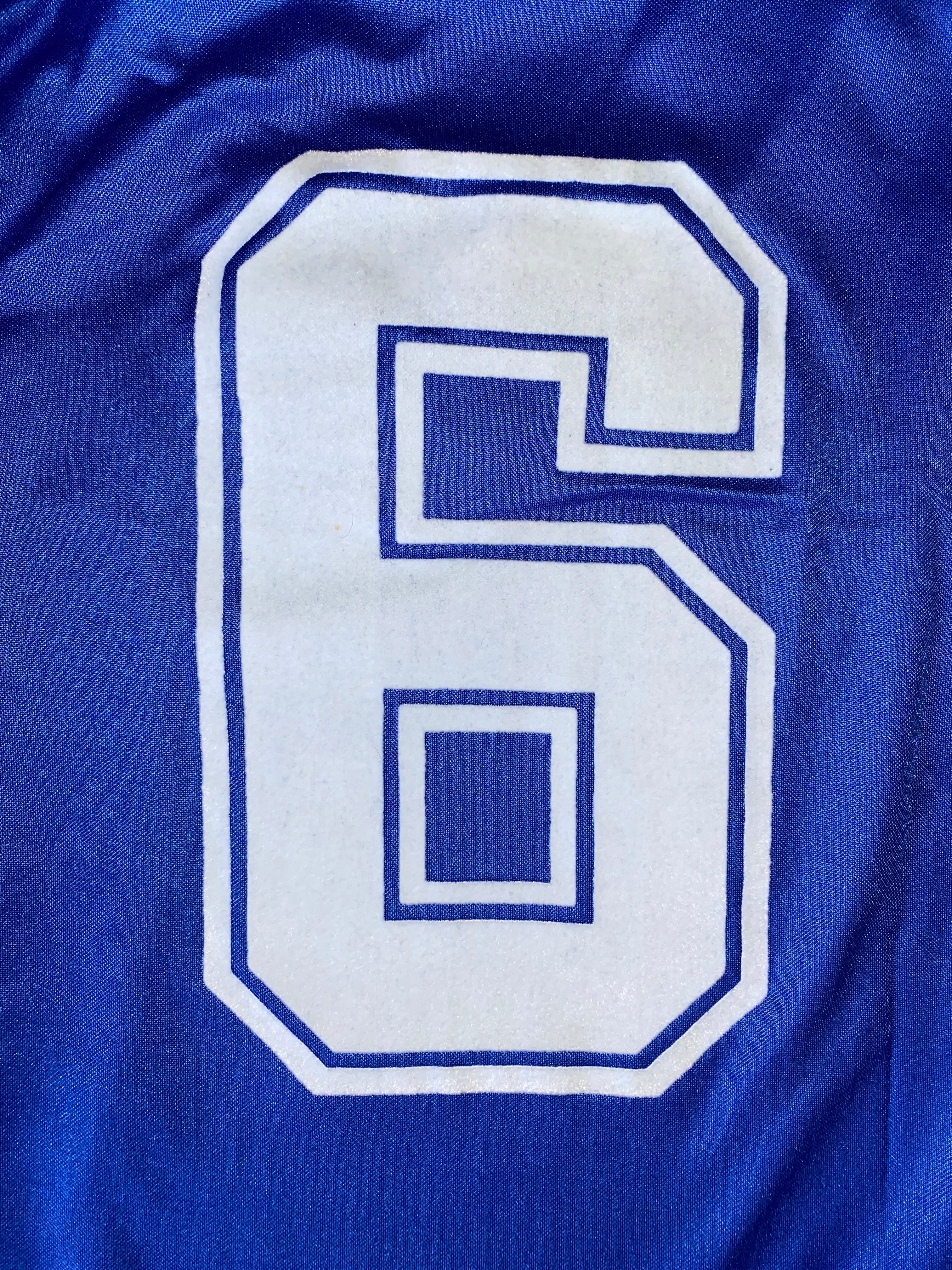 1986/87 PORTSMOUTH MATCH WORN HOME SHIRT (KEVIN BALL #6)