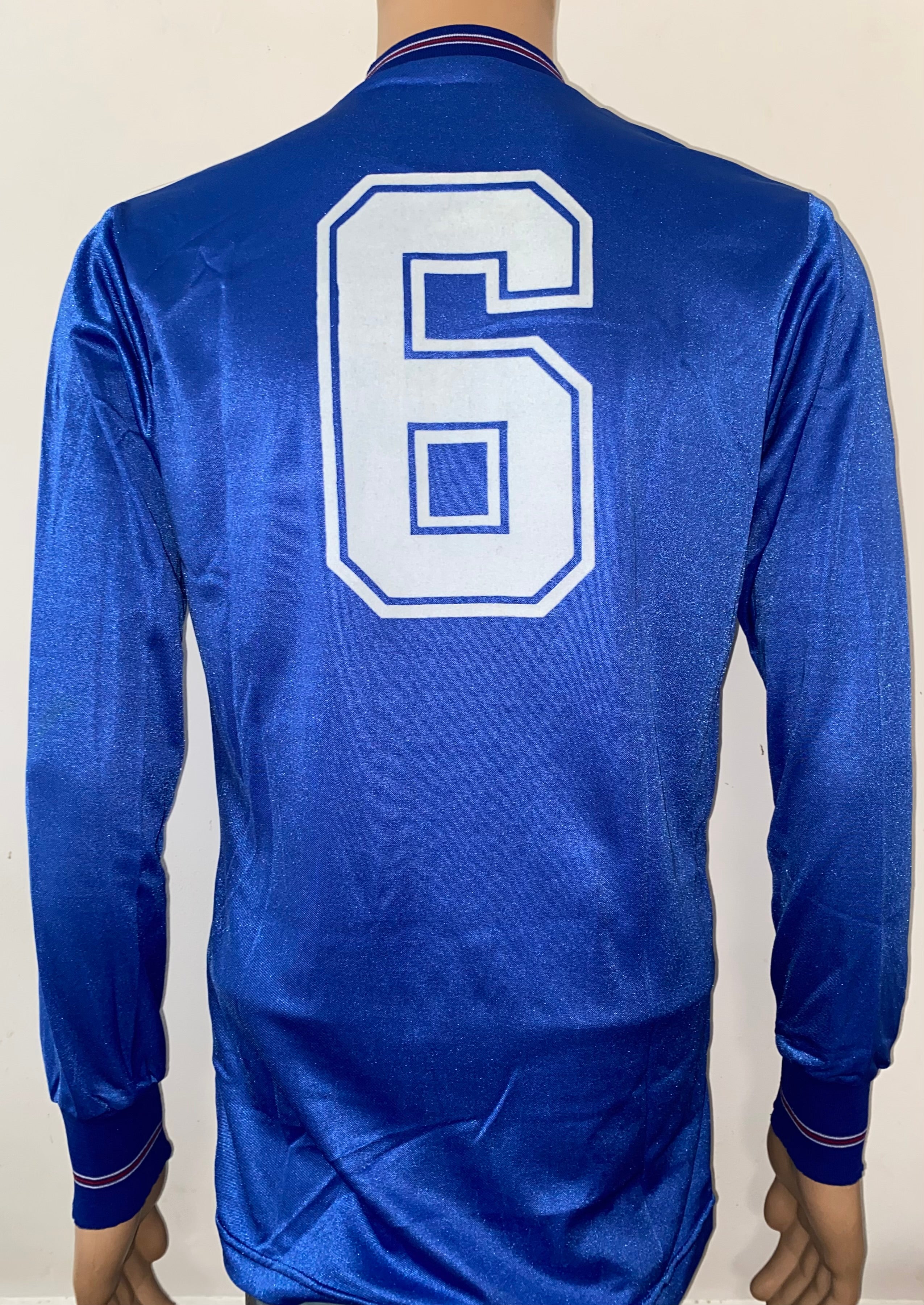 1986/87 PORTSMOUTH MATCH WORN HOME SHIRT (KEVIN BALL #6)