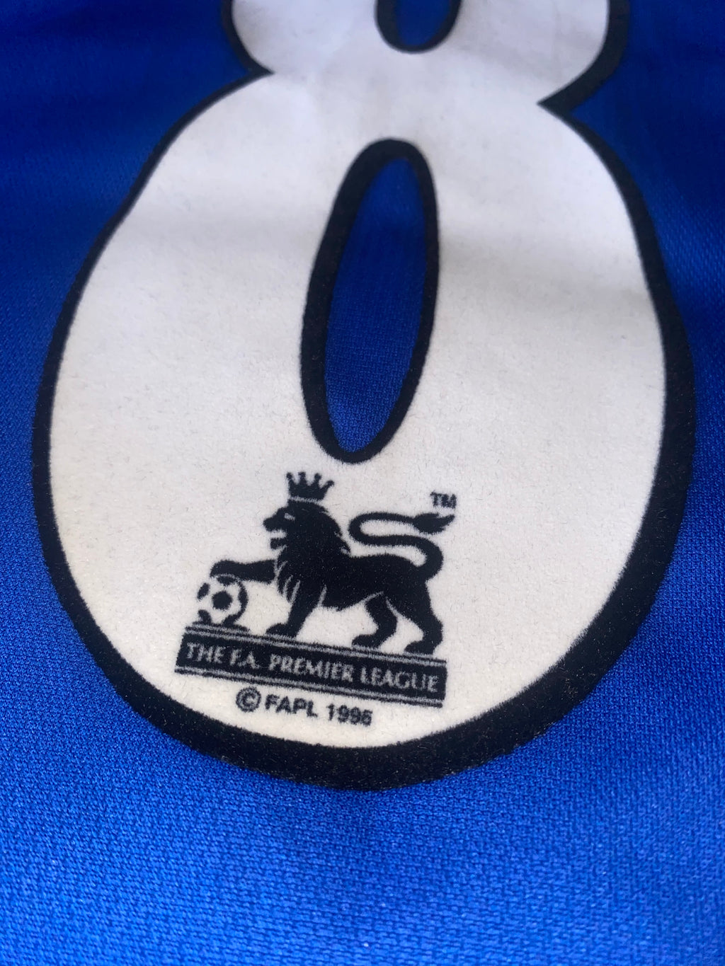 2004/05 PORTSMOUTH MATCH WORN HOME SHIRT (STONE #8)