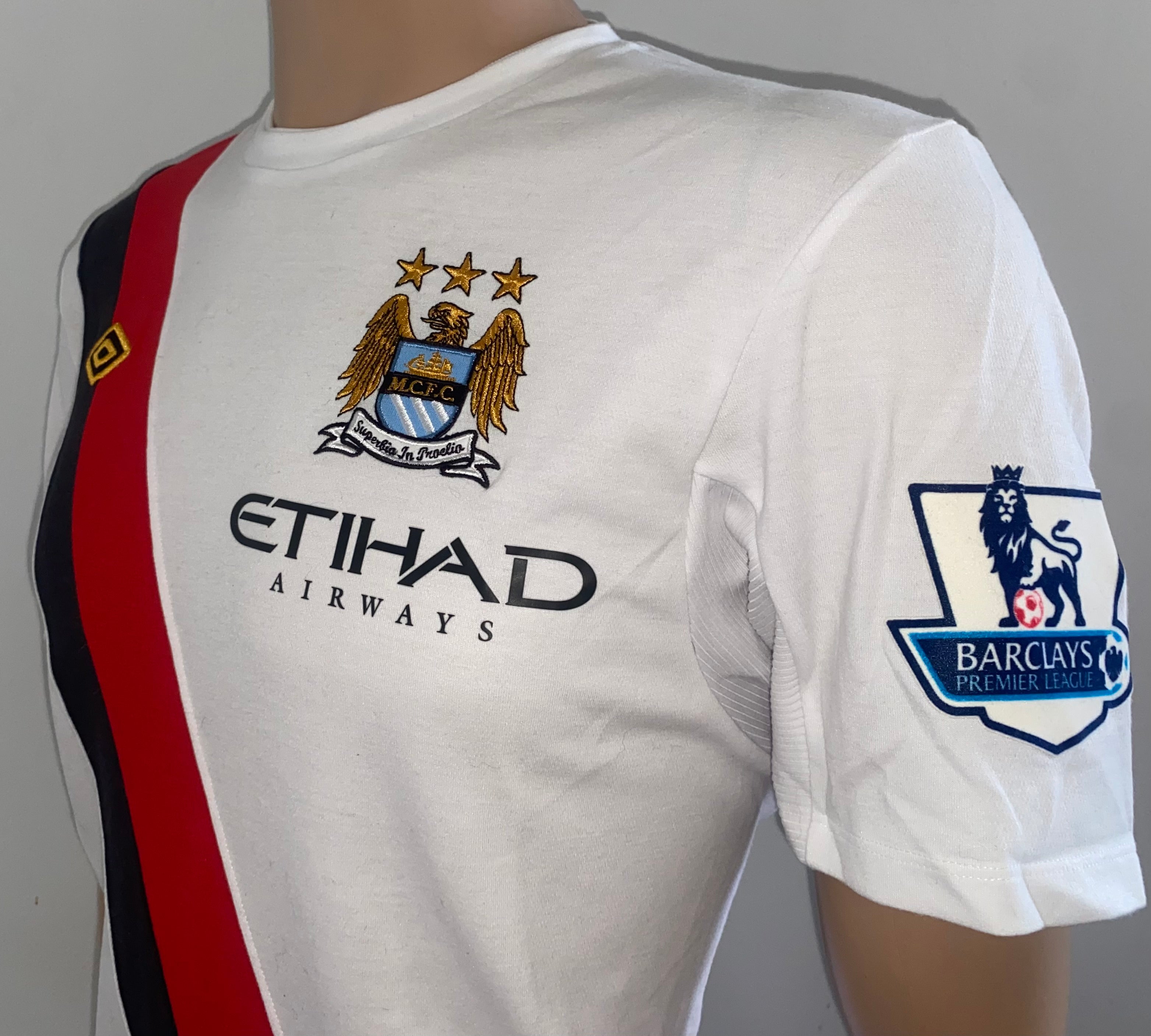 2009/10 MANCHESTER CITY PREMIER LEAGUE MATCH ISSUE 3RD SHIRT (CLAYTON #31)