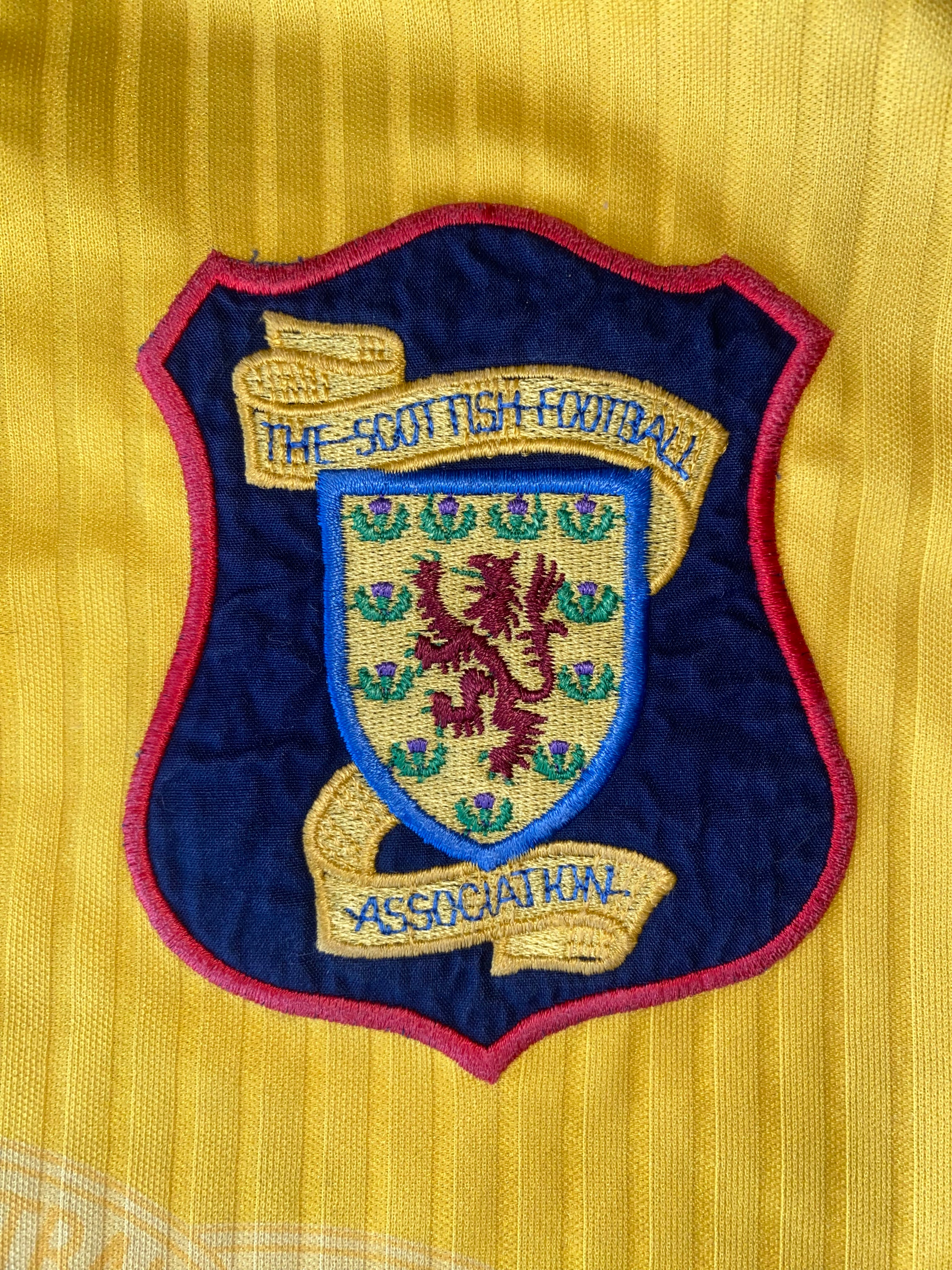 1998 SCOTLAND MATCHWORN UMBRO AWAY SHIRT #3