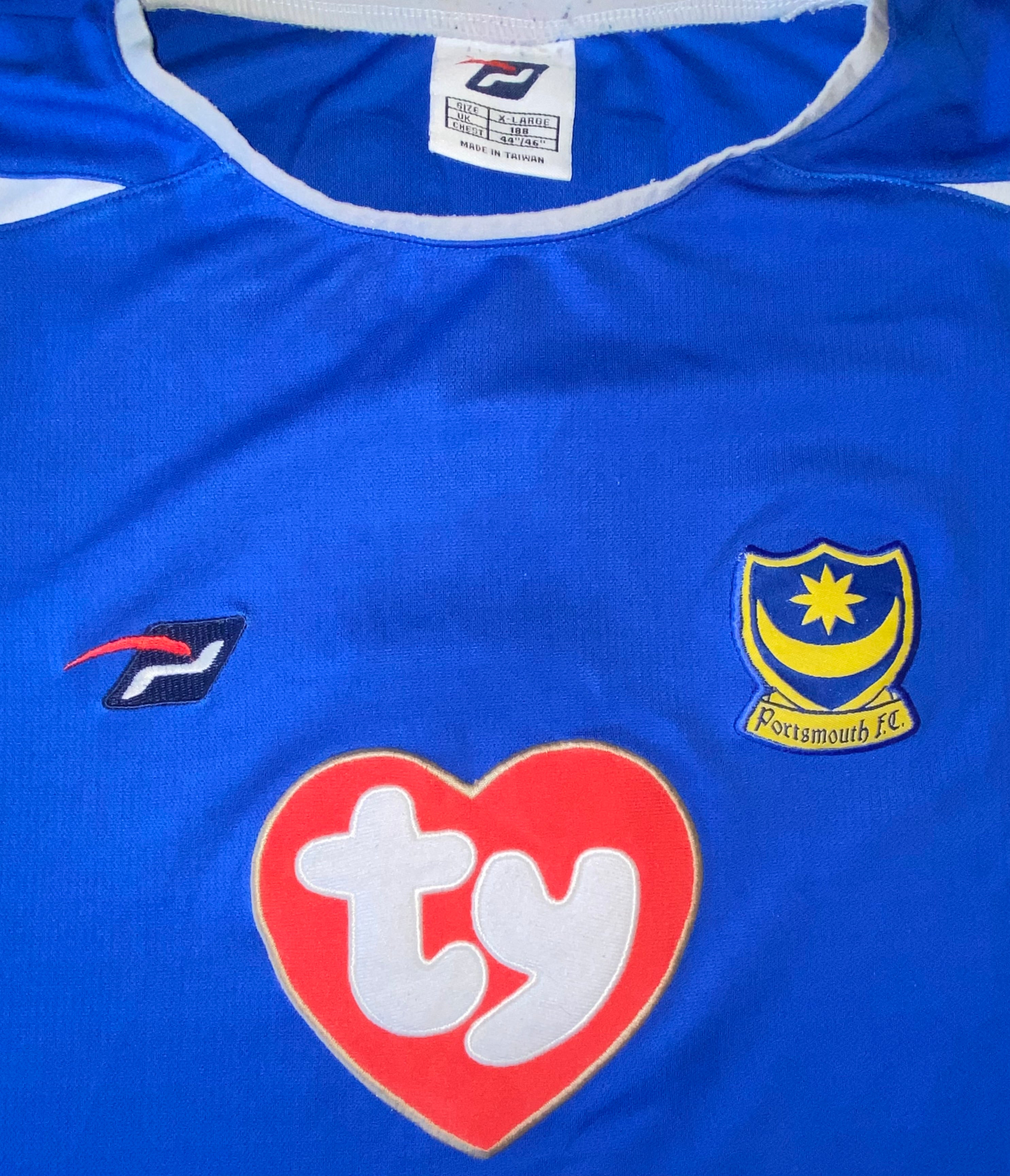 2004/05 PORTSMOUTH MATCH WORN SHIRT (DAVID UNSWORTH #40
