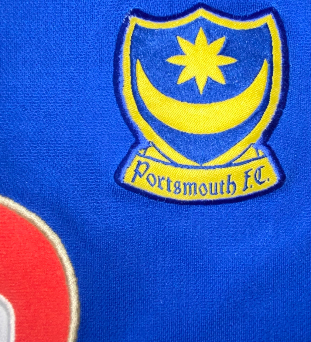 2004/05 PORTSMOUTH MATCH WORN SHIRT (DAVID UNSWORTH #40