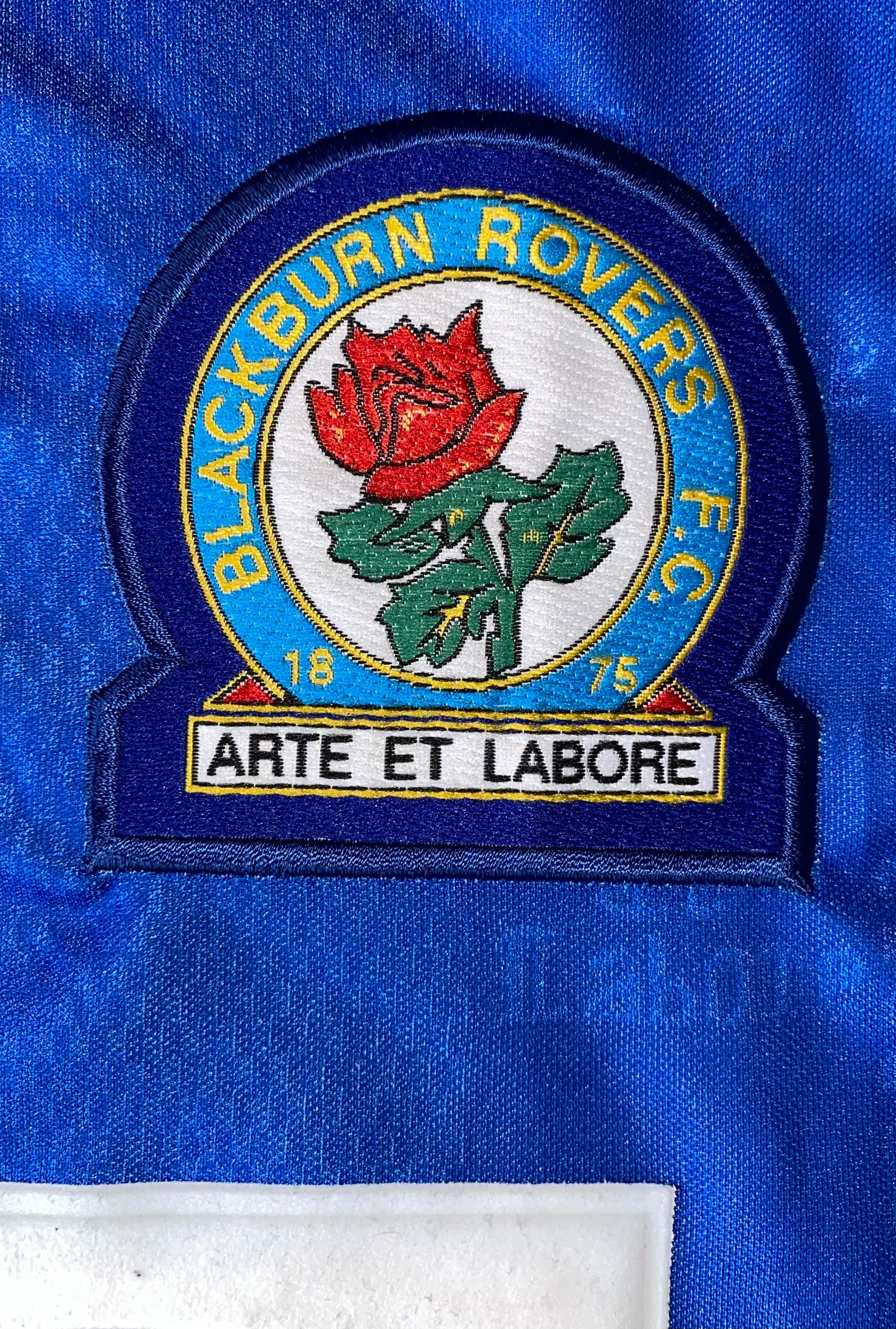 1996/97 BLACKBURN ROVERS MATCH ISSUE HOME SHIRT (GILL #36)