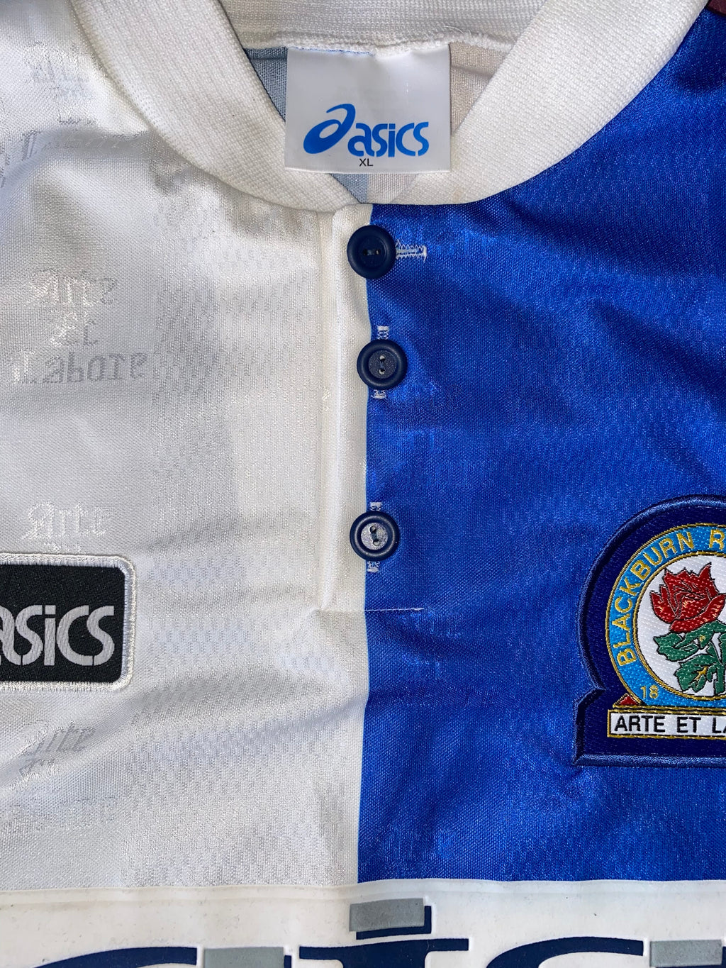 1996/97 BLACKBURN ROVERS MATCH ISSUE HOME SHIRT (GILL #36)