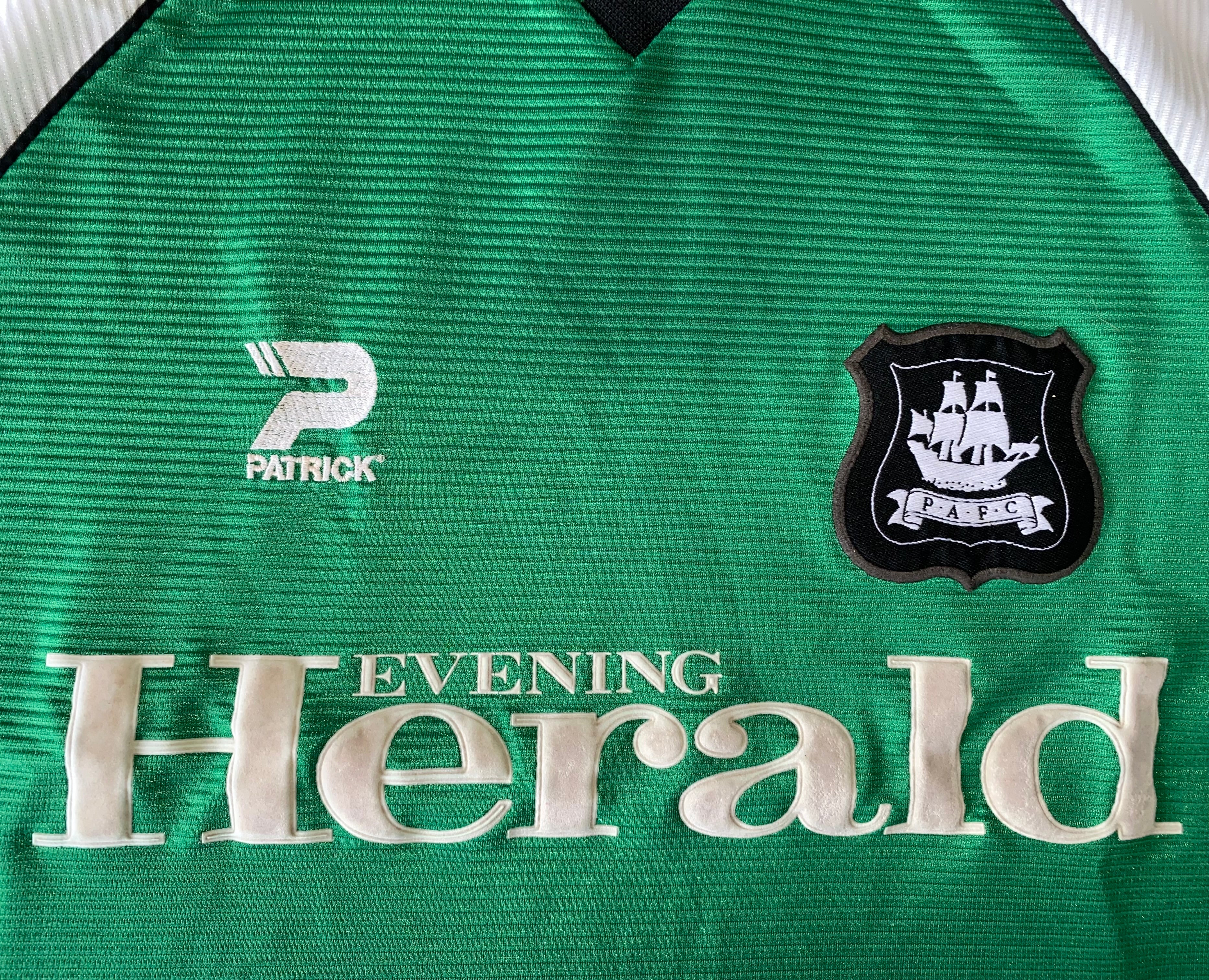 1999/2000 PLYMOUTH ARGYLE PATRICK MATCH WORN HOME SHIRT (#3)