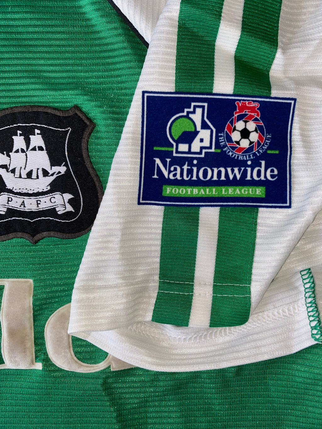 1999/2000 PLYMOUTH ARGYLE PATRICK MATCH WORN HOME SHIRT (#3)