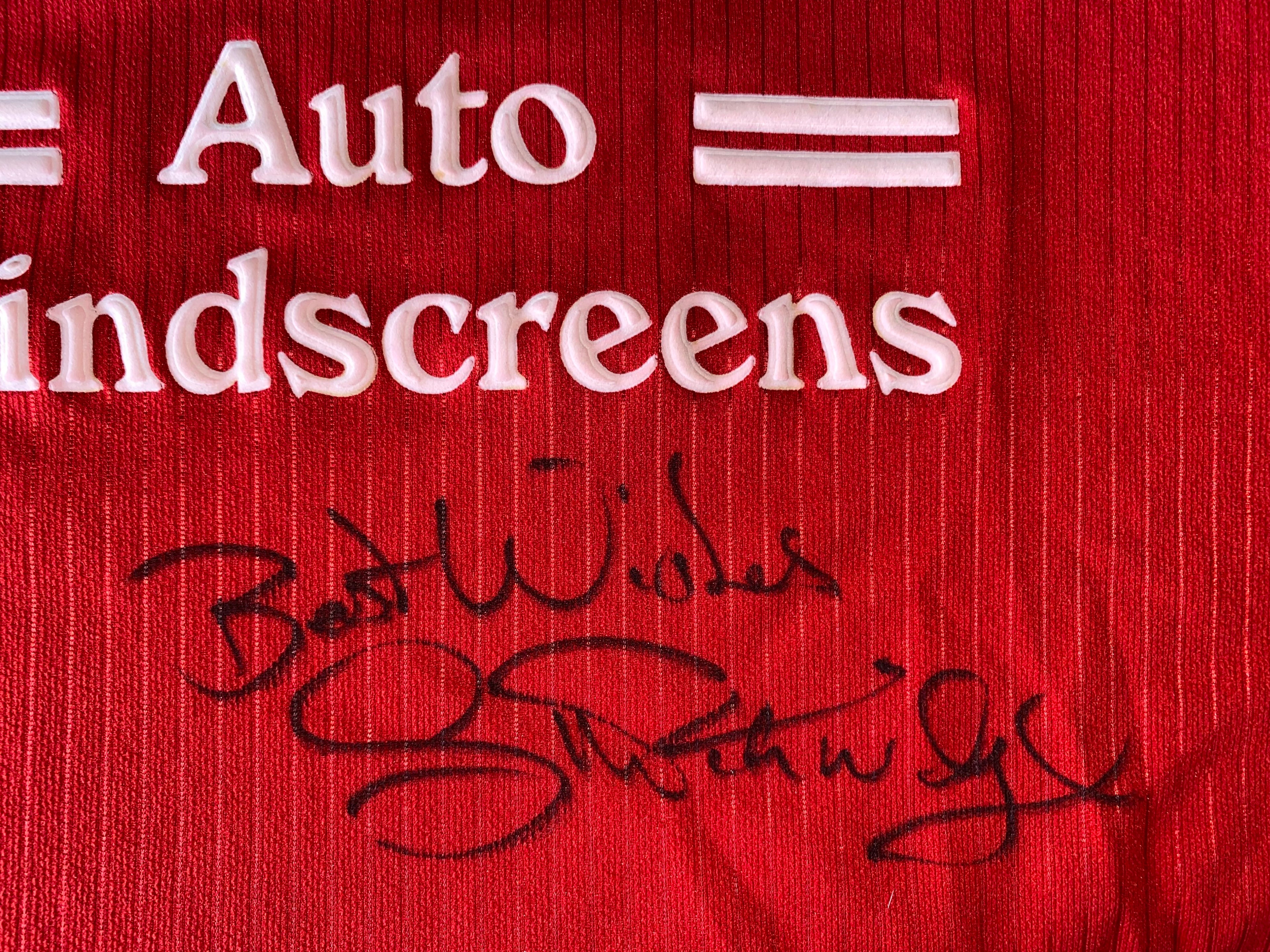 1994/95 BRISTOL CITY MATCH WORN HOME SHIRT PARTRIDGE #14