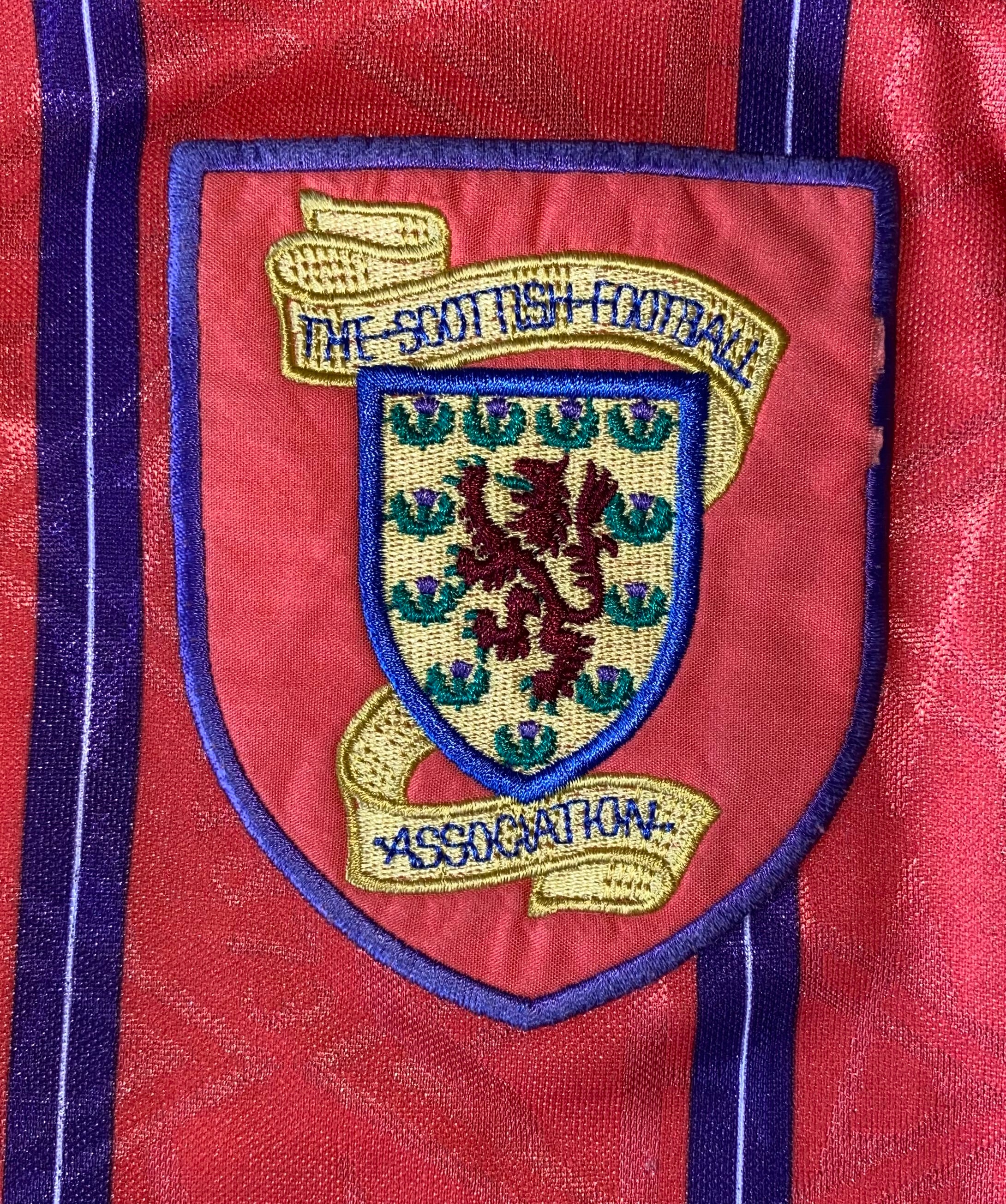 1993 MATCH WORN SCOTLAND AWAY SHIRT #9