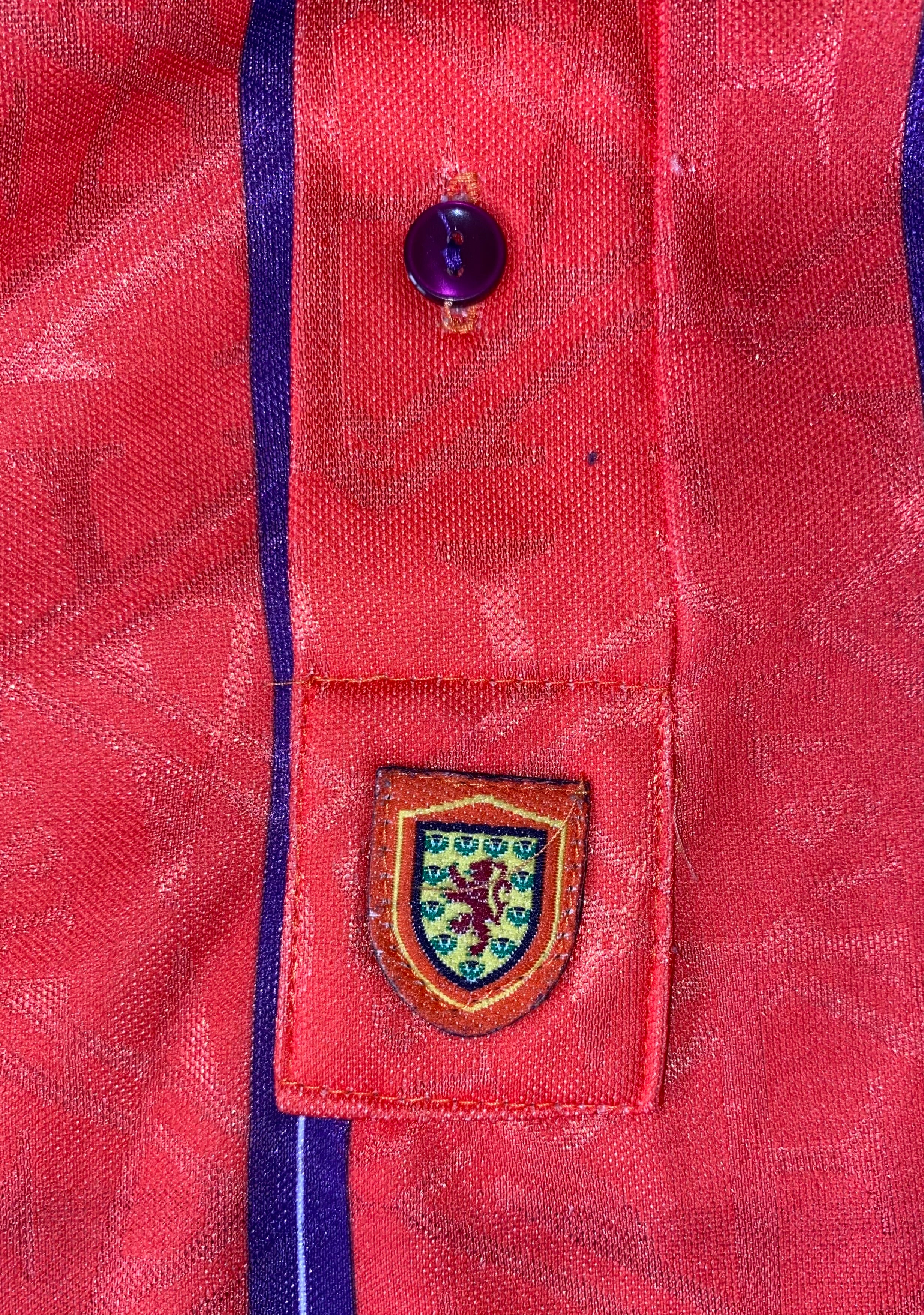 1993 MATCH WORN SCOTLAND AWAY SHIRT #9