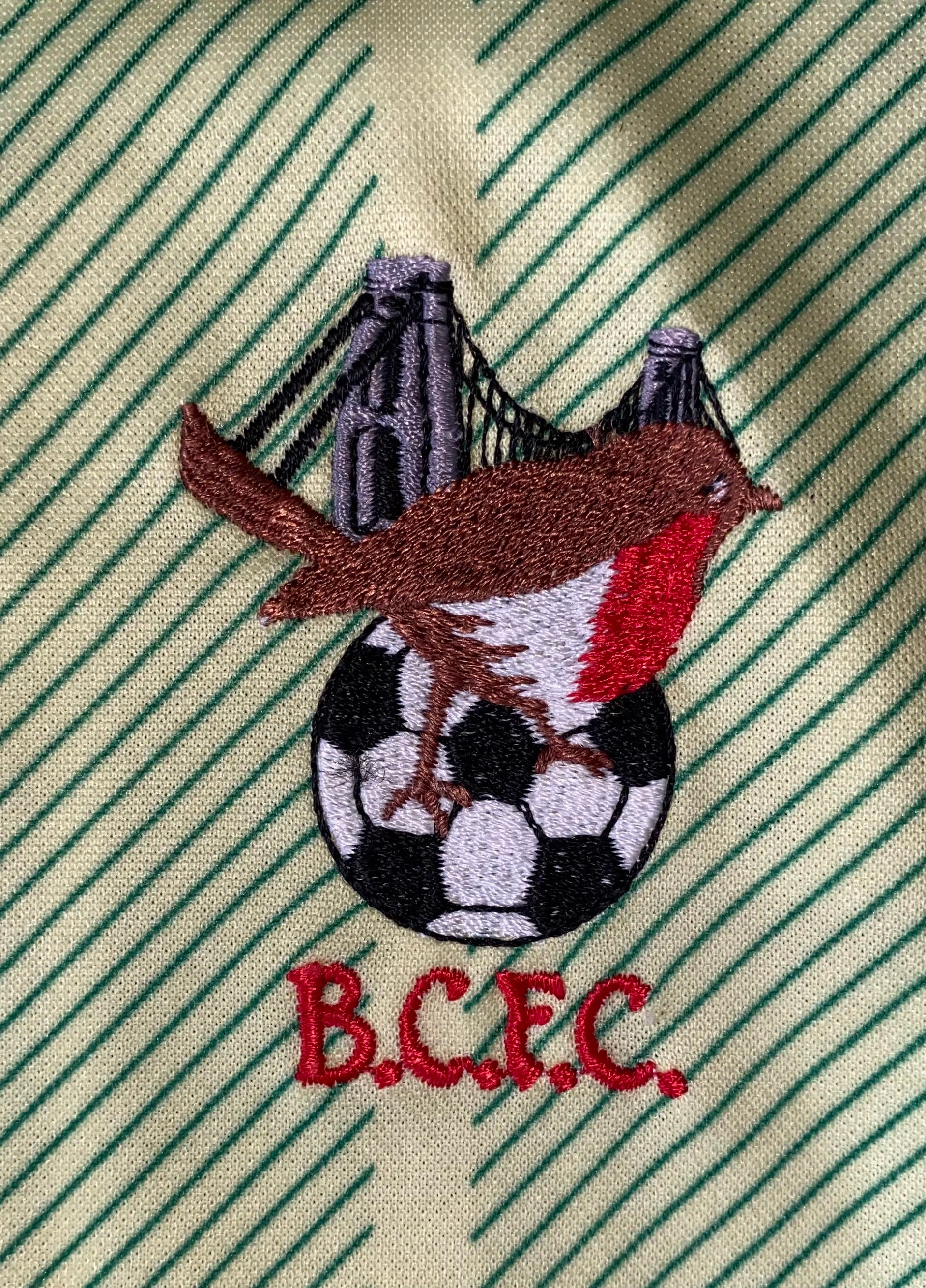 1991/92 BRISTOL CITY AWAY MATCH WORN SHIRT BUKTA #14