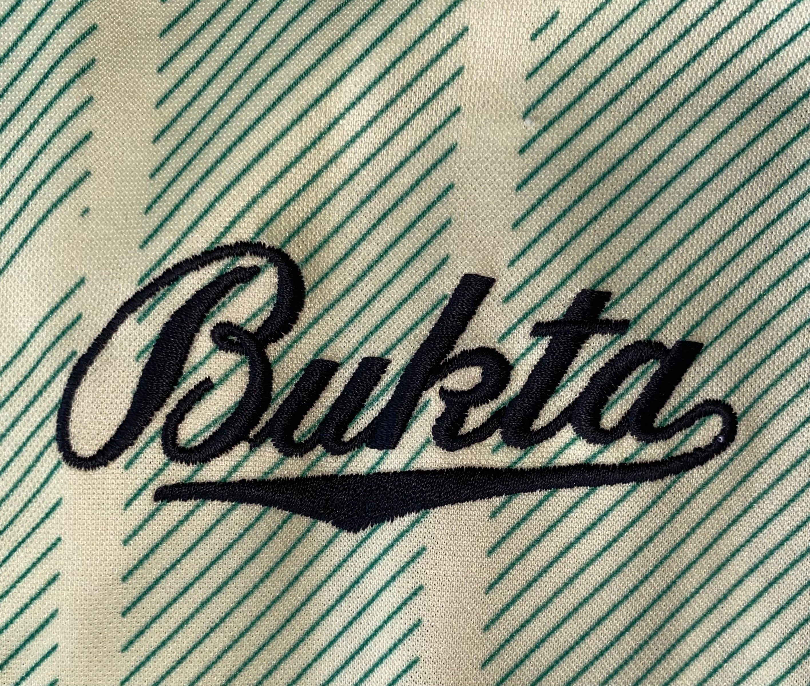 1991/92 BRISTOL CITY AWAY MATCH WORN SHIRT BUKTA #14