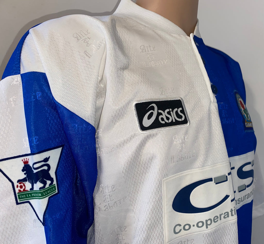 1996/97 BLACKBURN ROVERS MATCH ISSUE HOME SHIRT (GILL #36)