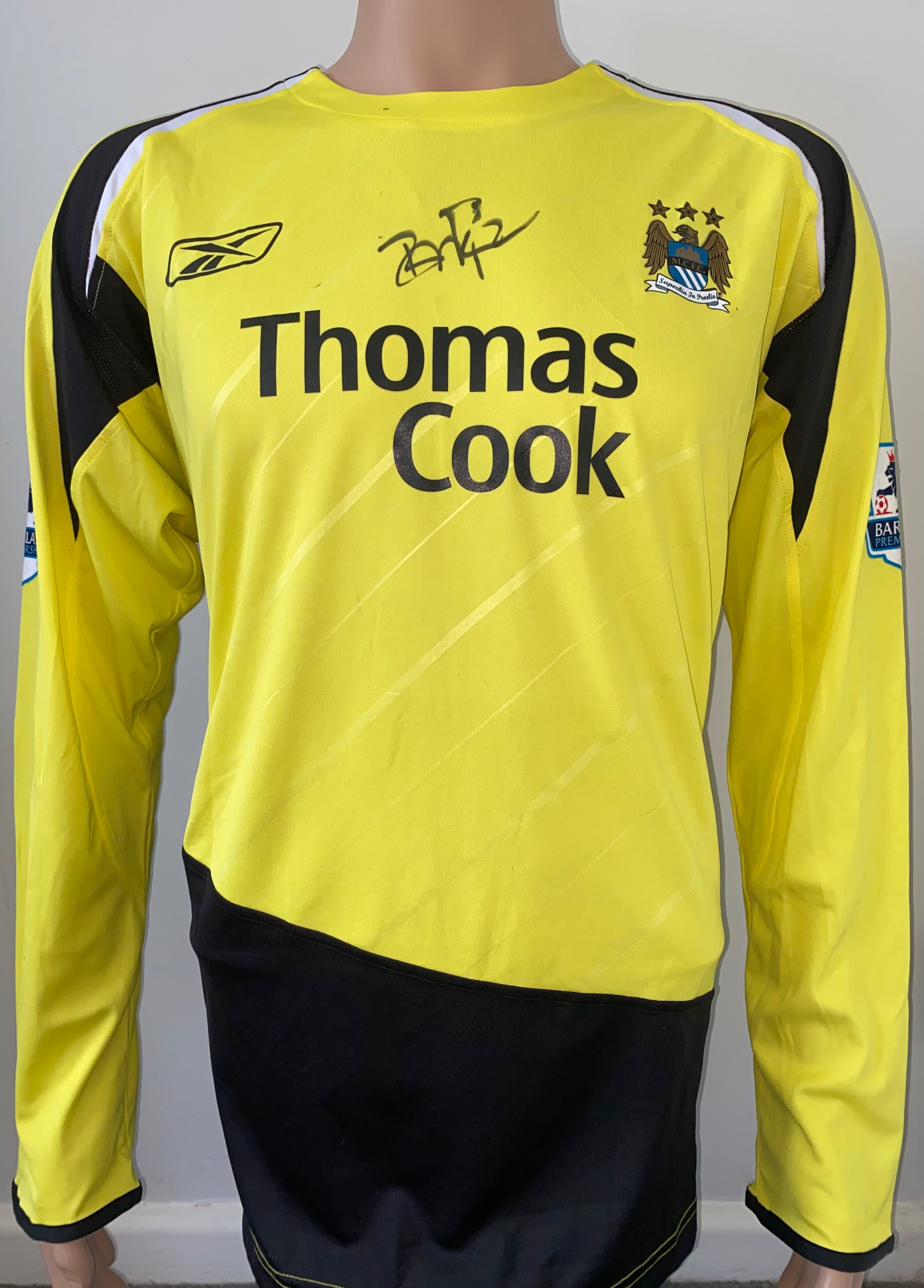 2006/07 MANCHESTER CITY MATCH ISSUE HOME SHIRT (BRADLEY WRIGHT PHILLIPS #42)