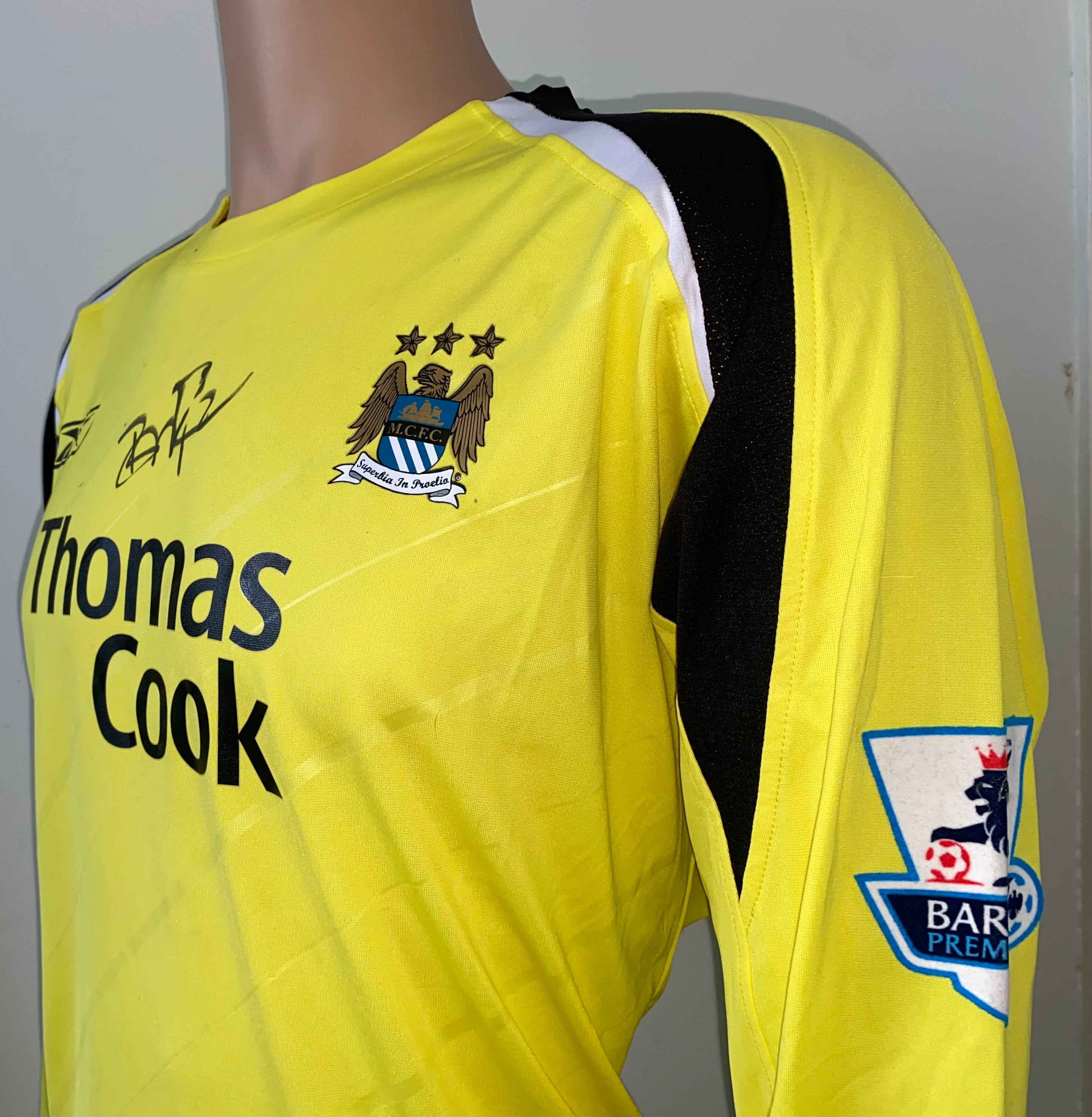 2006/07 MANCHESTER CITY MATCH ISSUE HOME SHIRT (BRADLEY WRIGHT PHILLIPS #42)
