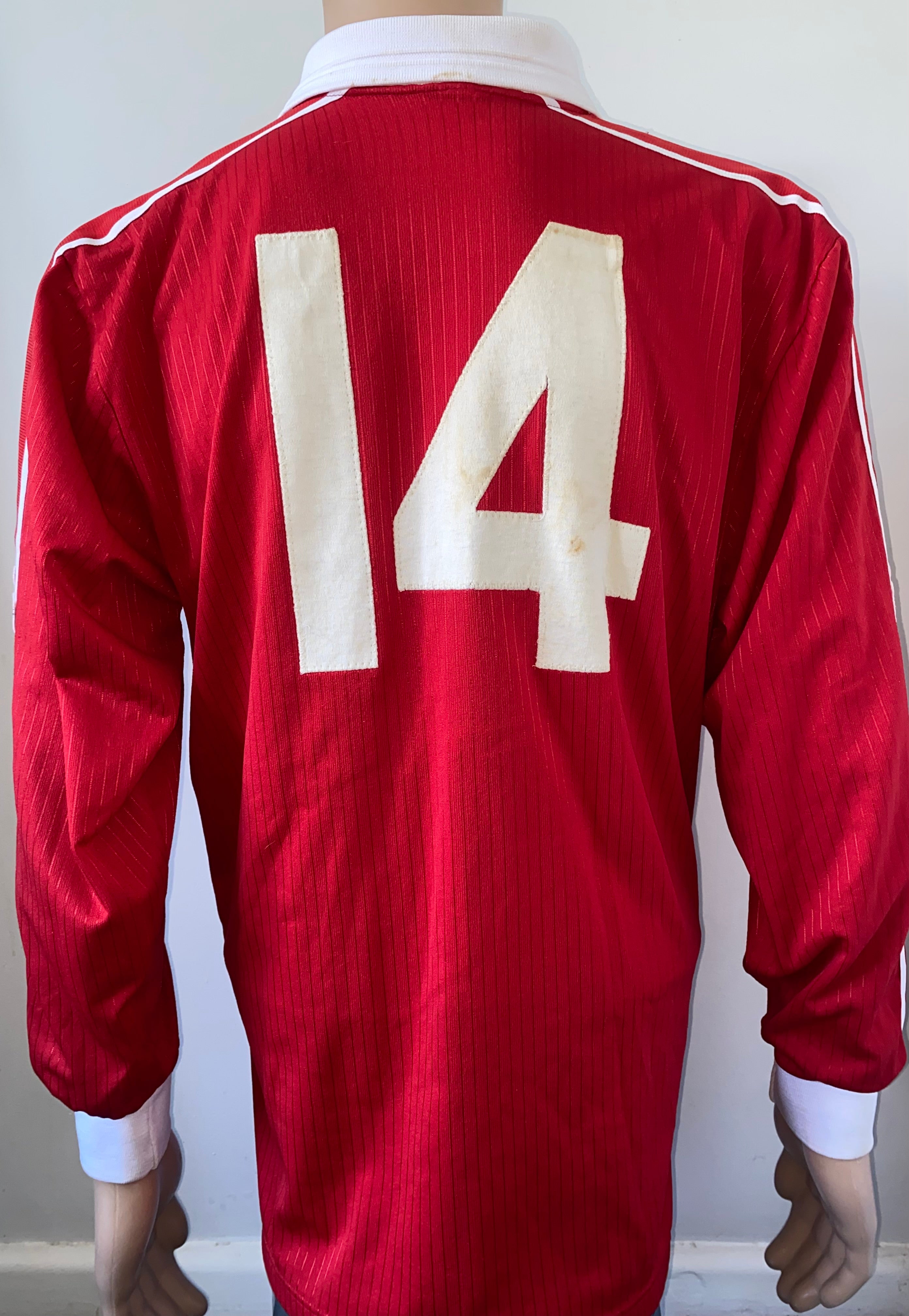 1994/95 BRISTOL CITY MATCH WORN HOME SHIRT PARTRIDGE #14