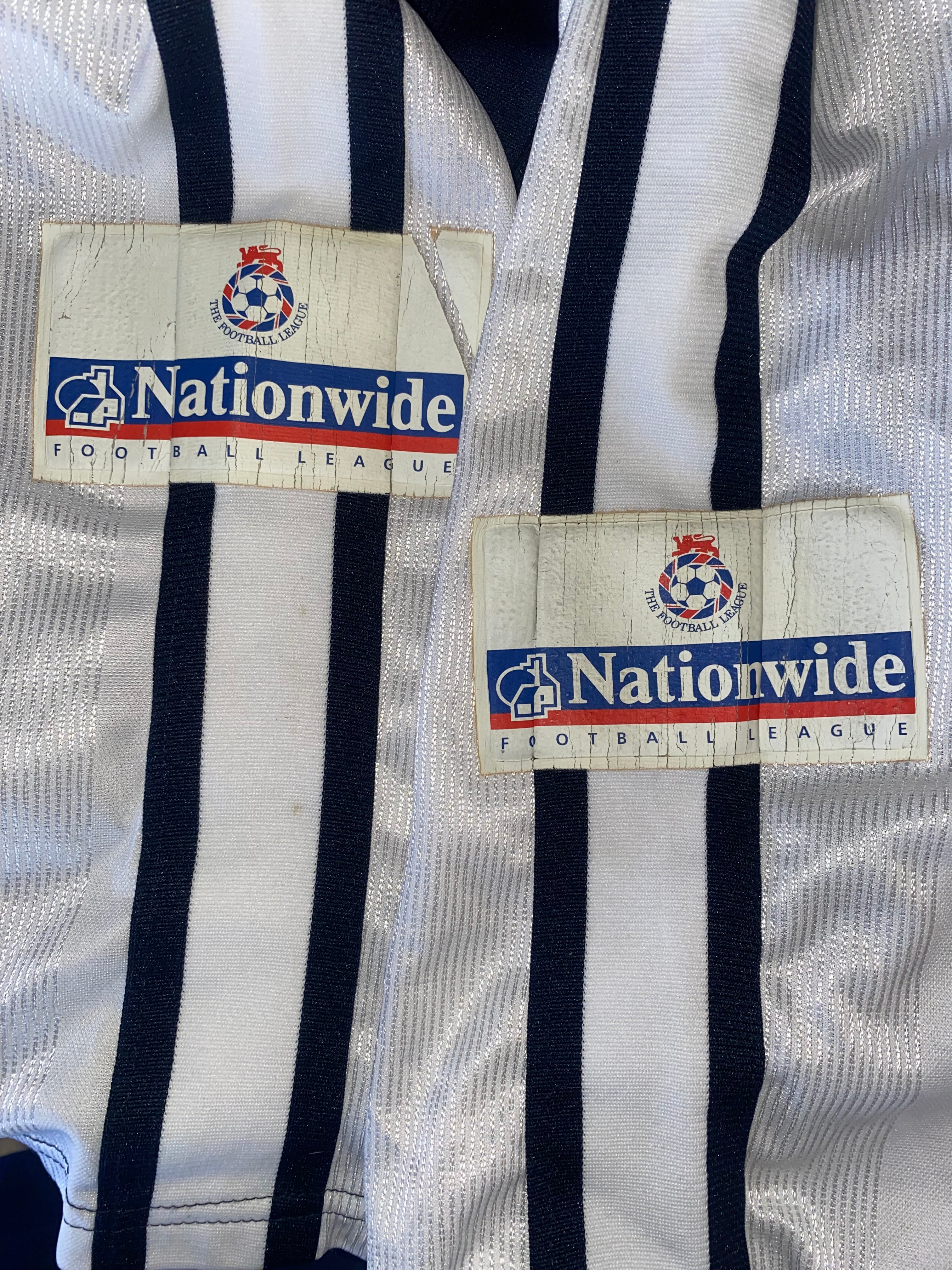 1999/2000 BLACKPOOL MATCH WORN AWAY SHIRT (THOMPSON #17)