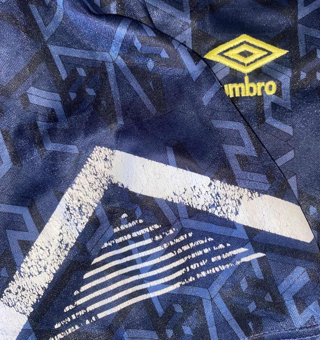 1992-1993 MATCH WORN SCOTLAND HOME SHIRT #8