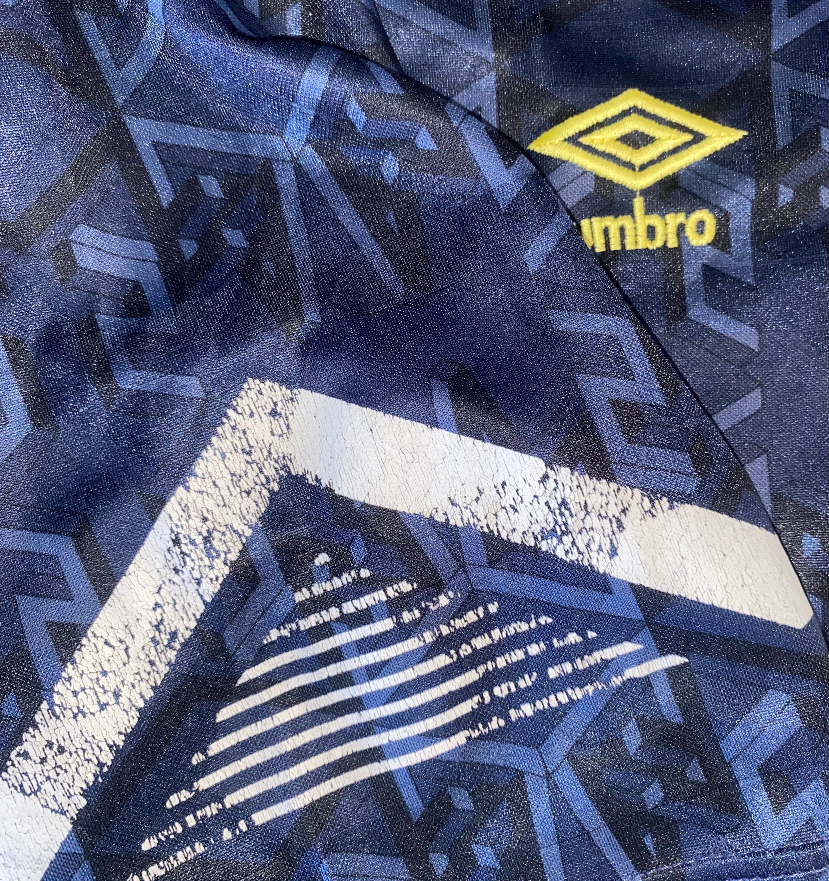 1992-1993 MATCH WORN SCOTLAND HOME SHIRT #8
