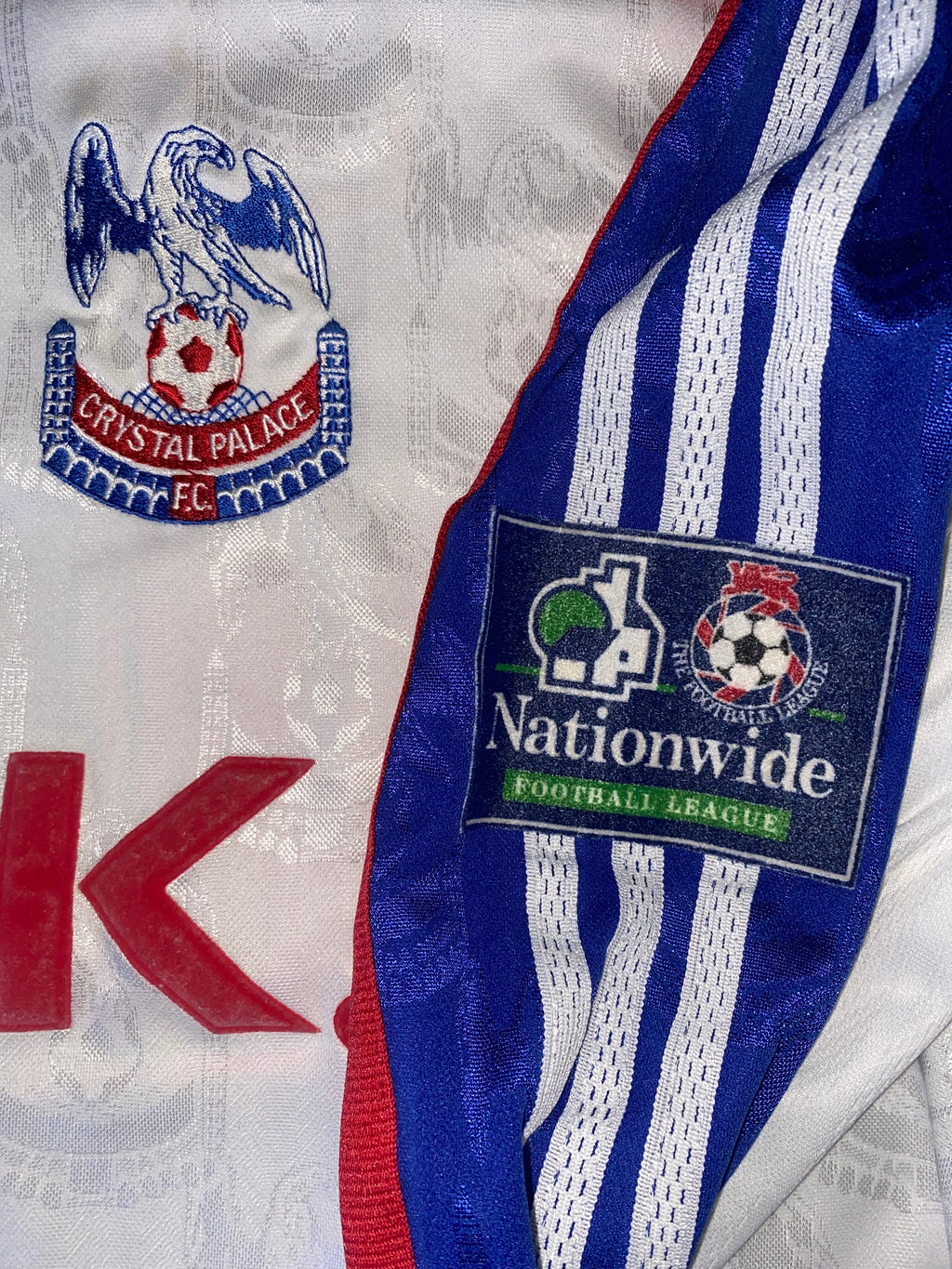 1998/99 CRYSTAL PALACE ADIDAS MATCH WORN AWAY SHIRT #12