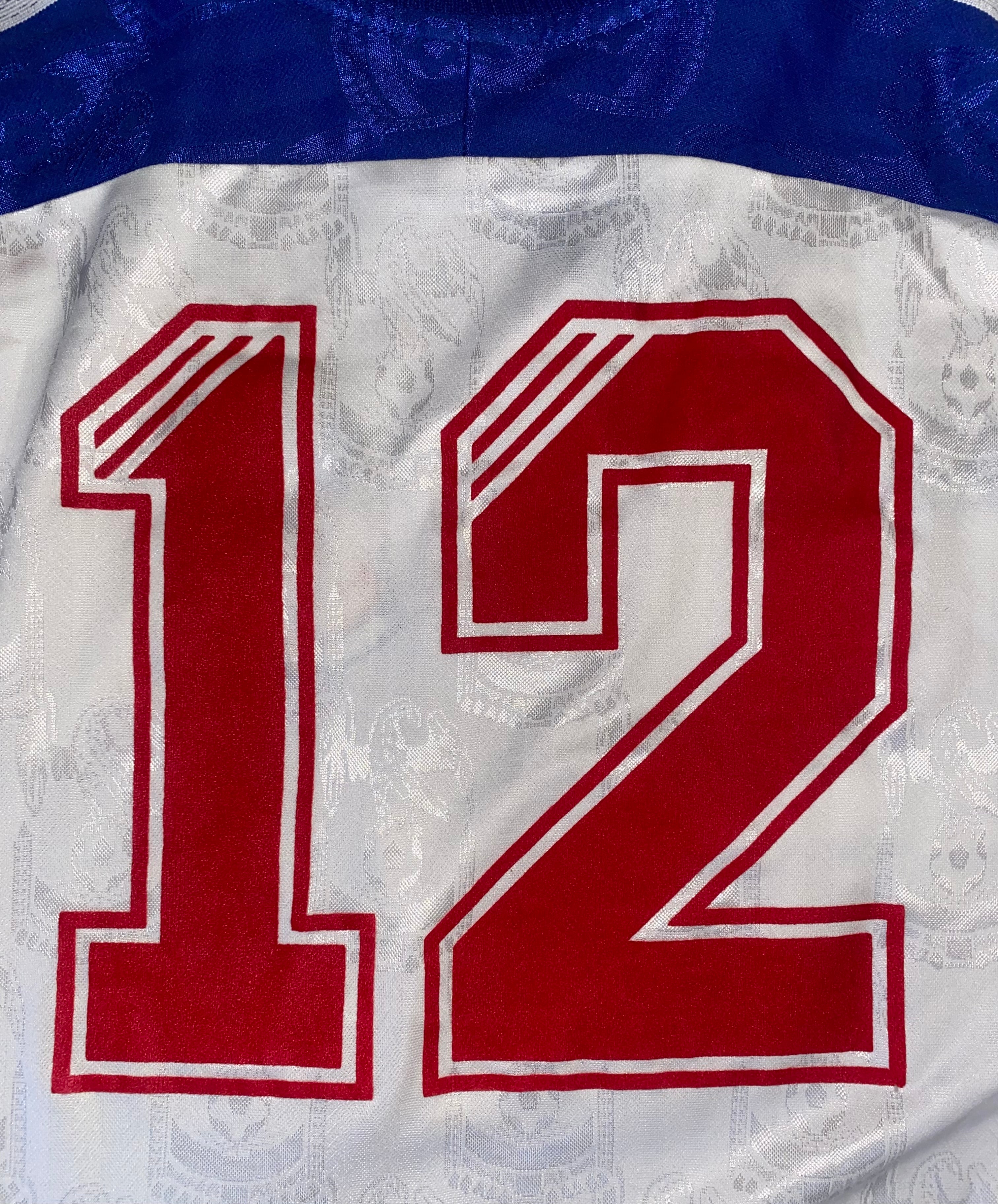 1998/99 CRYSTAL PALACE ADIDAS MATCH WORN AWAY SHIRT #12